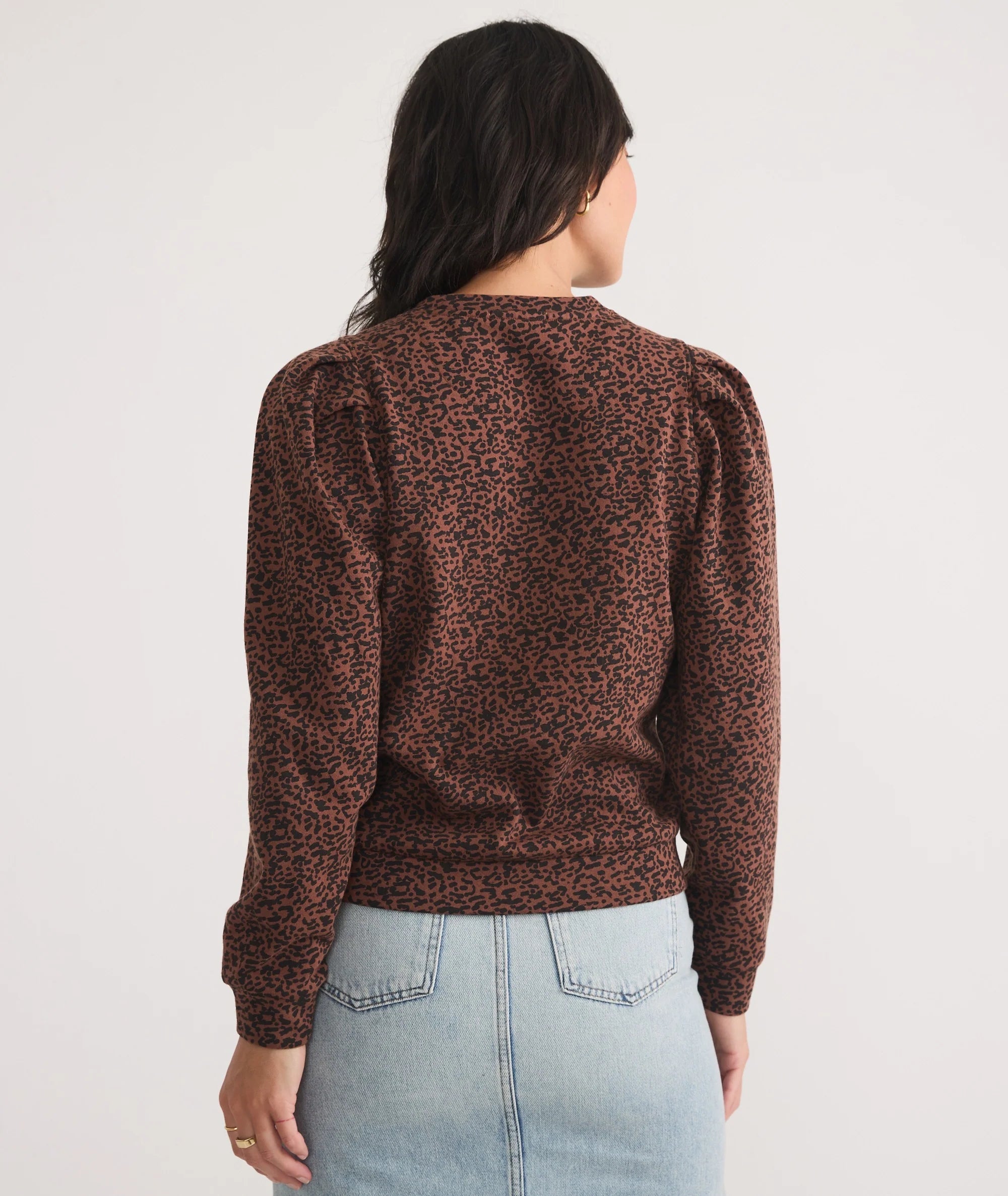 Marine Layer Enya Puff Sleeve Sweatshirt