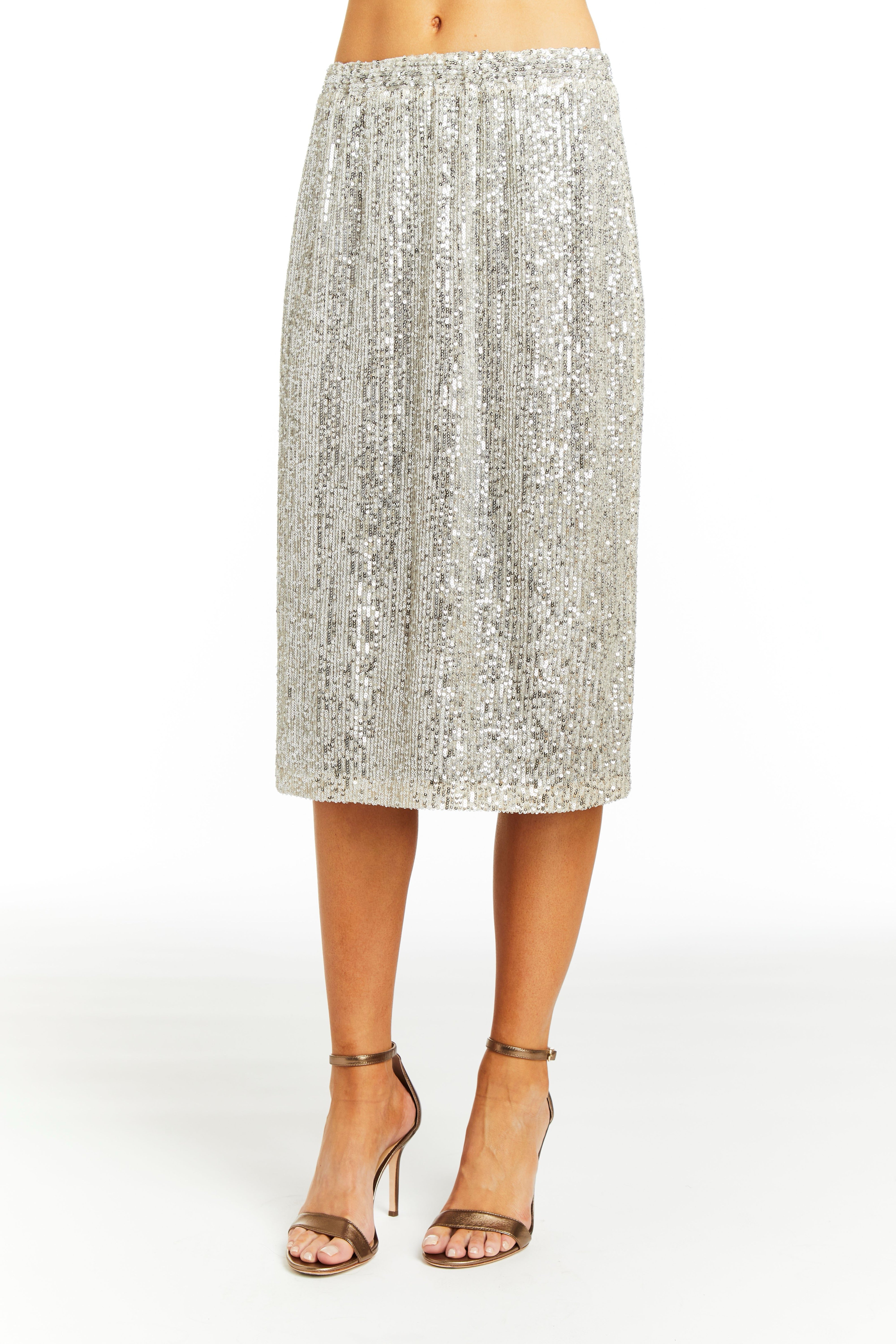 Drew Oaklynn Sequin Midi Skirt 3972