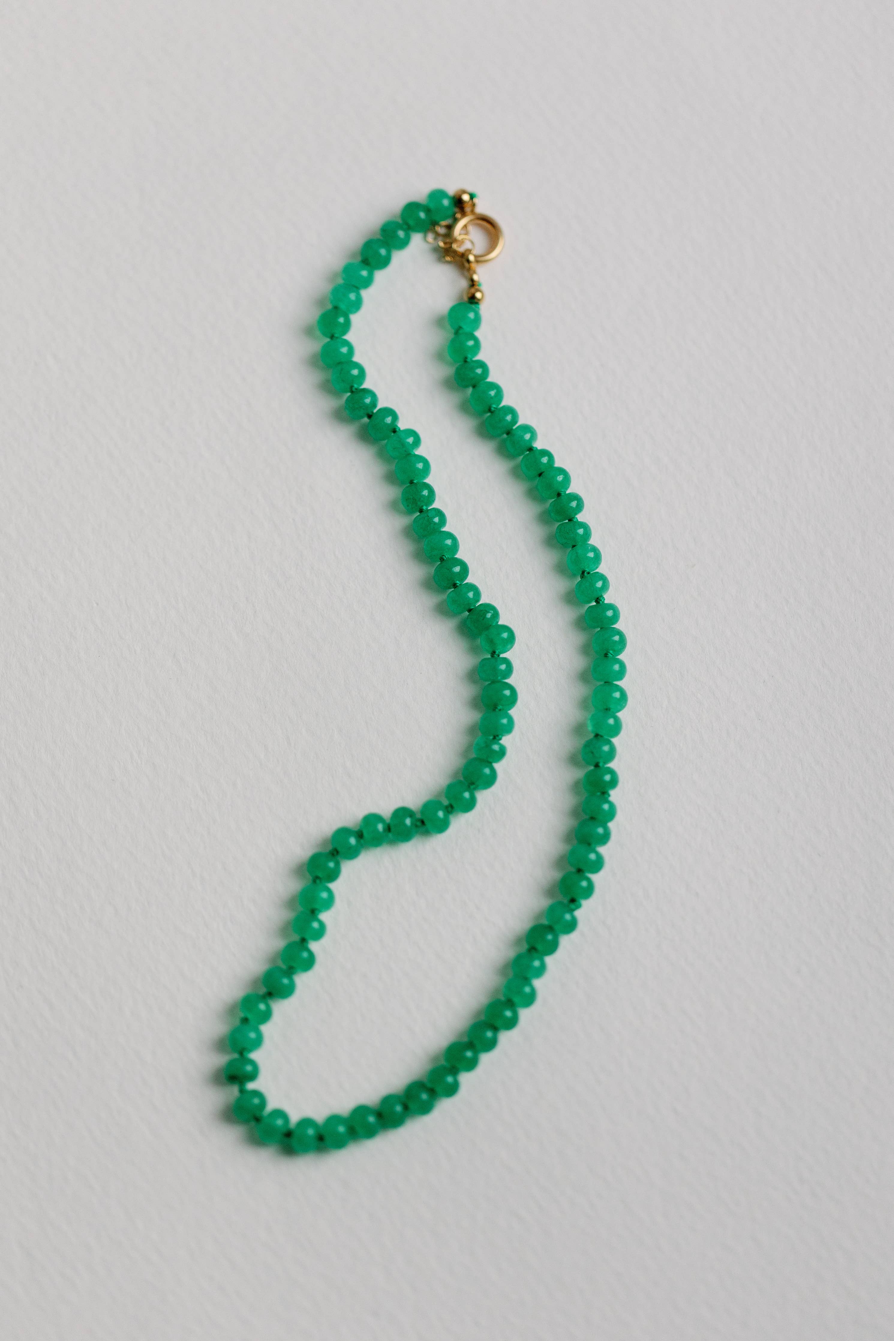 St. Armands 18" Genuine Jade Candy Necklace