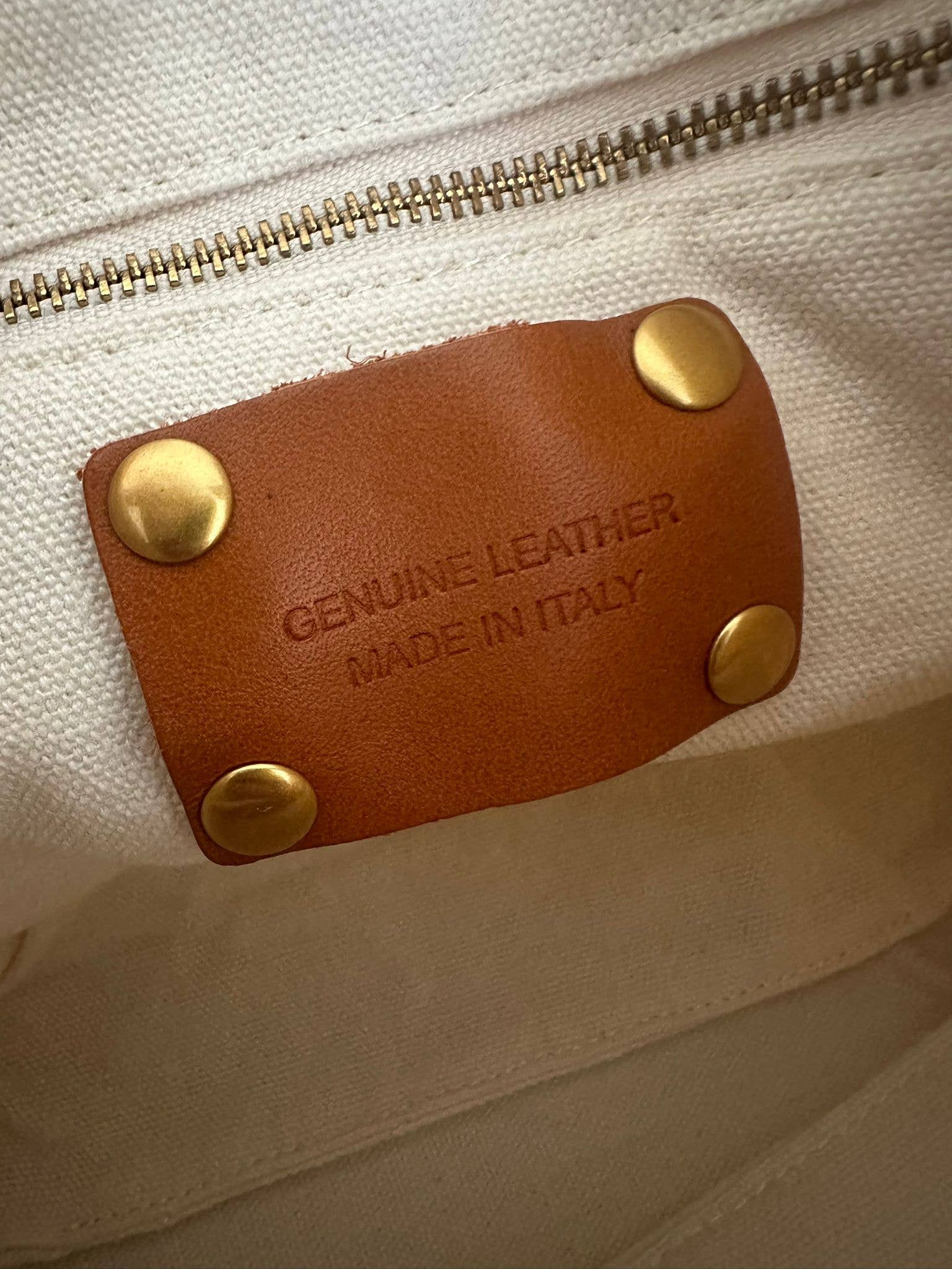 Italian Leather Collection Nicole Handwoven Tote