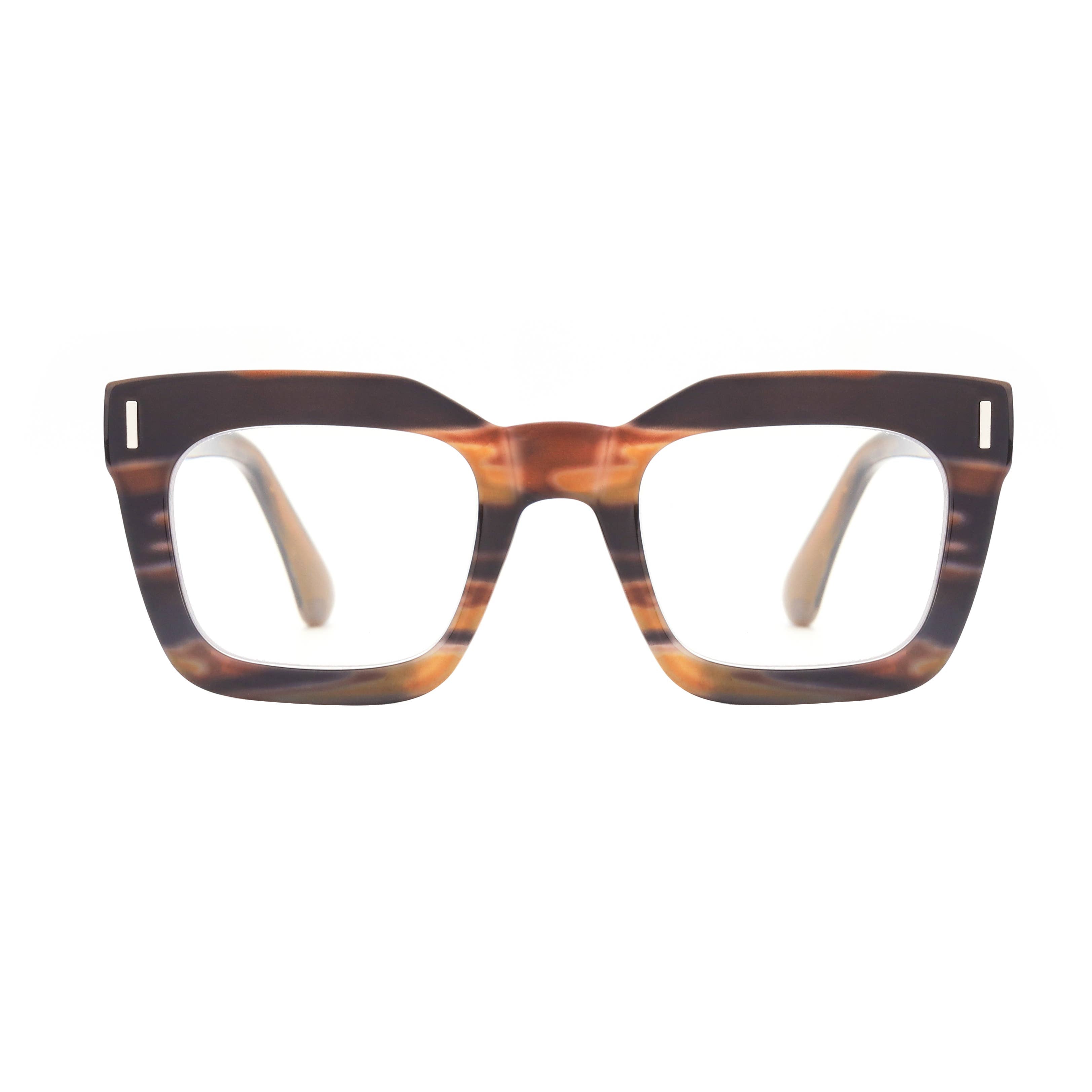 Ryan Simkhai RUMI | Smokey Brown | Blue Light Reading glasses