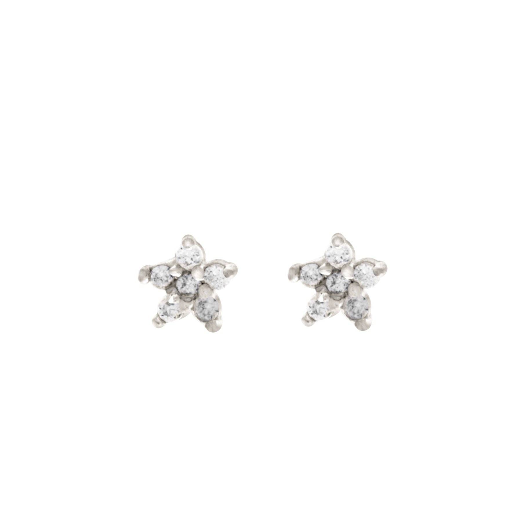 Girls Crew Teeny Tiny Star Studs