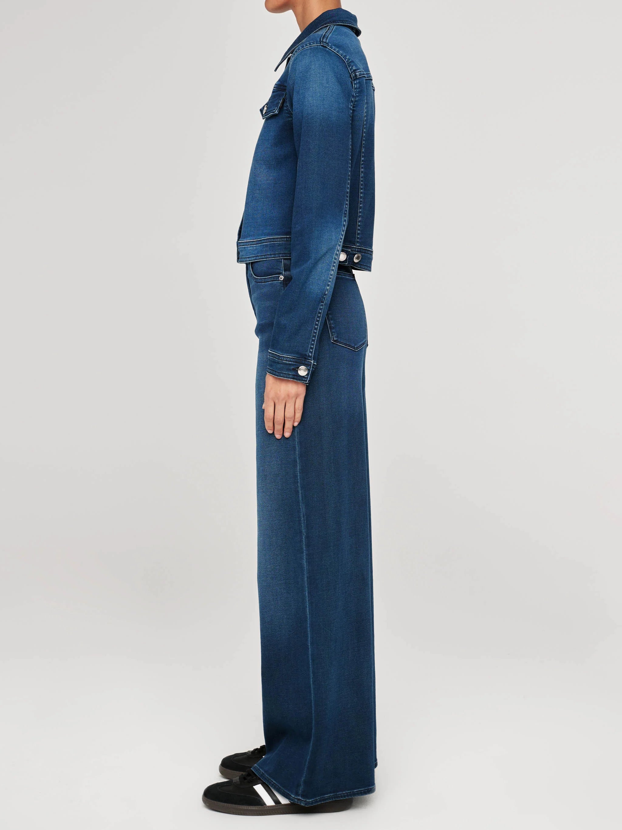 DL1961 Hepburn Wide Leg in Stream 13784