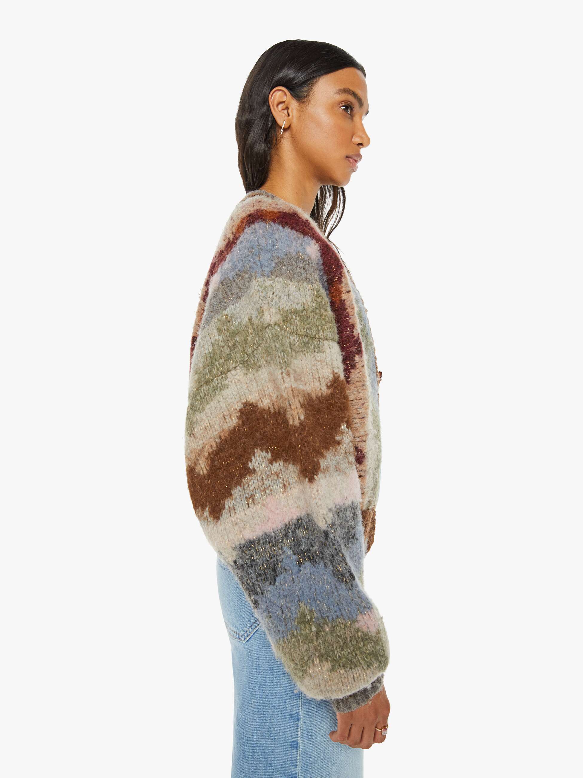 Mother The Soaring High Cardigan Bumpy Trails 82257-1694