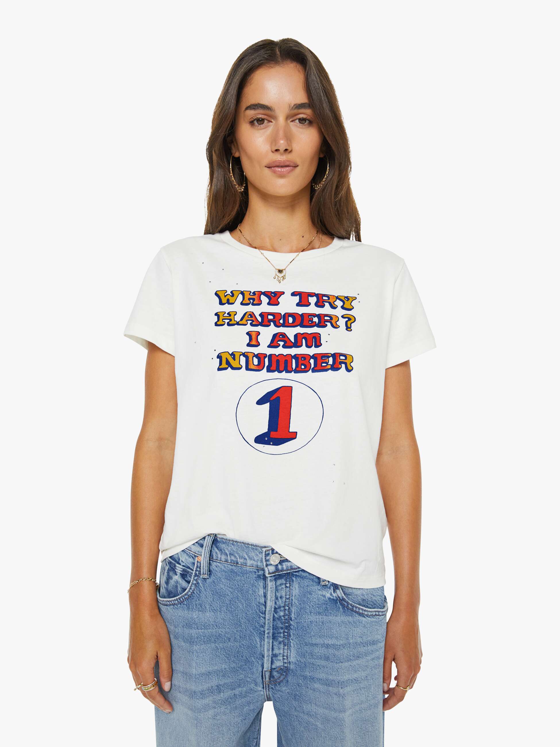 Mother The Boxy Goodie Goodie Tee 8231-1574