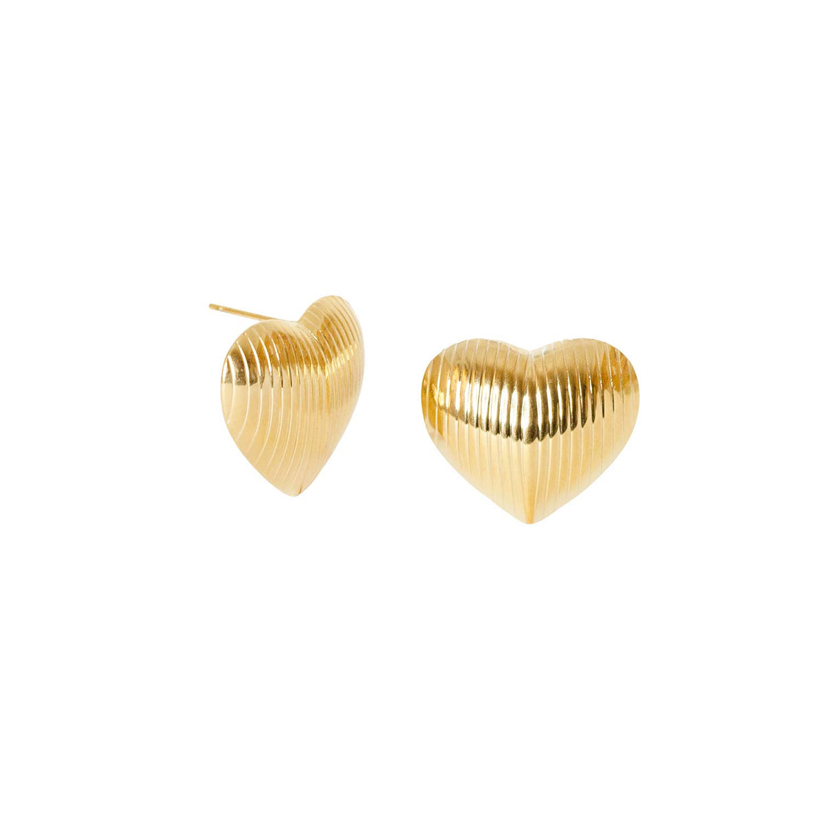 Marlyn Schiff Oversized Heart Stud Earring 4352E