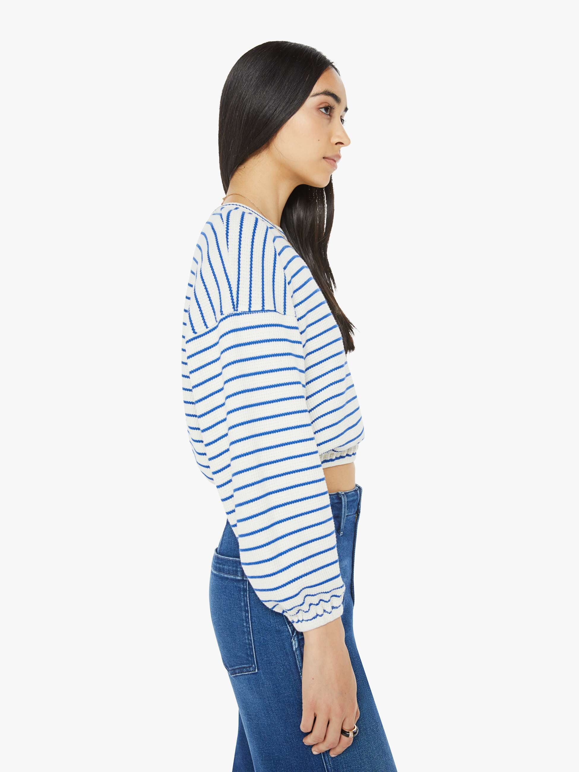 Mother The Long Sleeve Crop Swipe 8395-1615