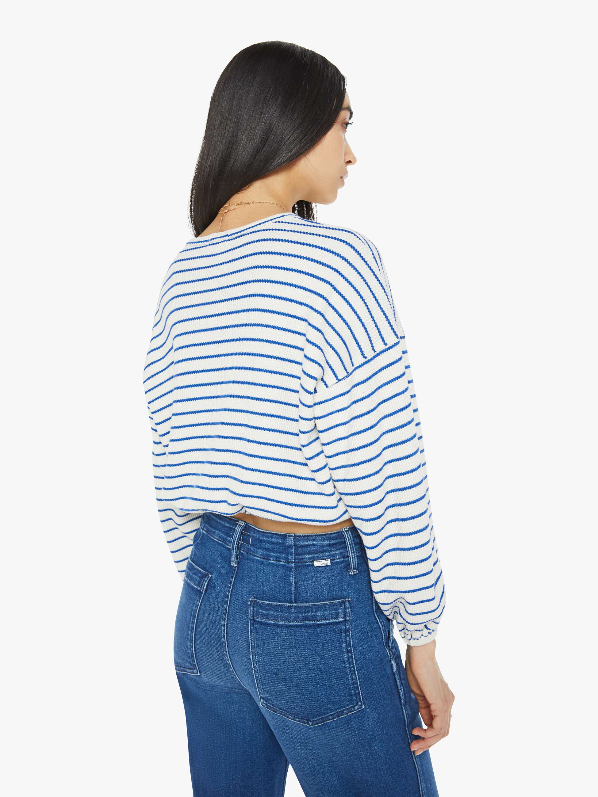 Mother The Long Sleeve Crop Swipe 8395-1615