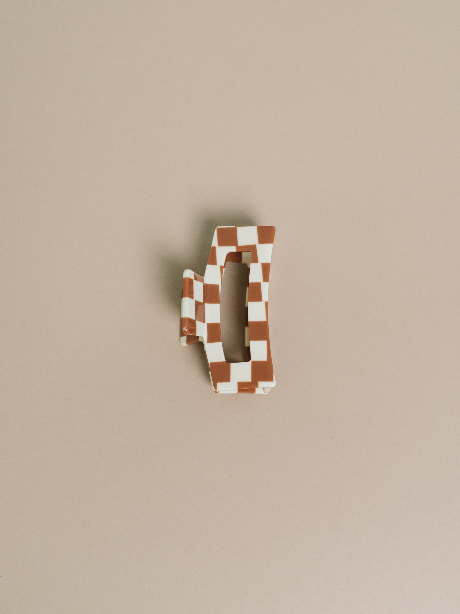 Nat + Noor Checkered Hair Claw Clip