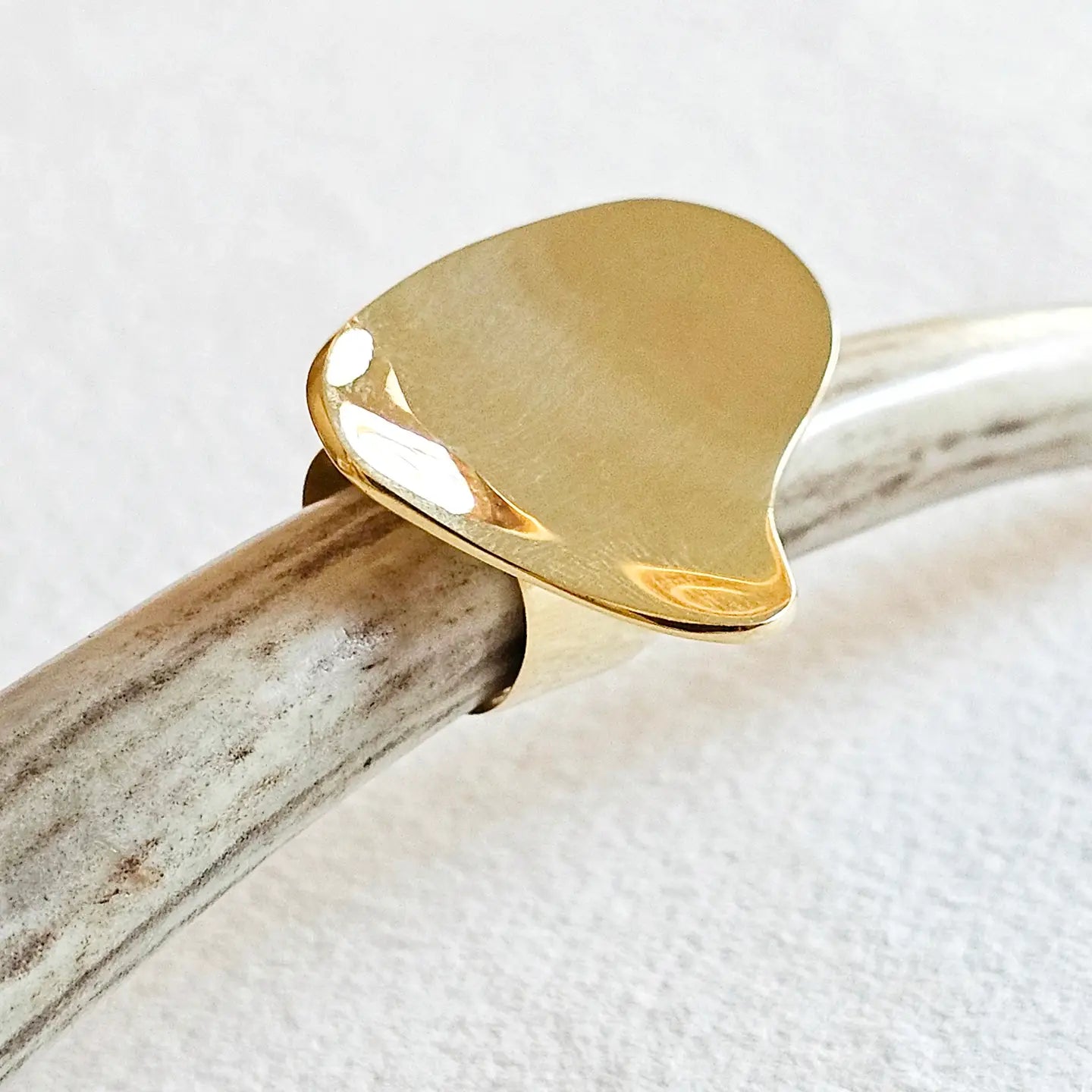 Bisjoux Brass Ring Pebble