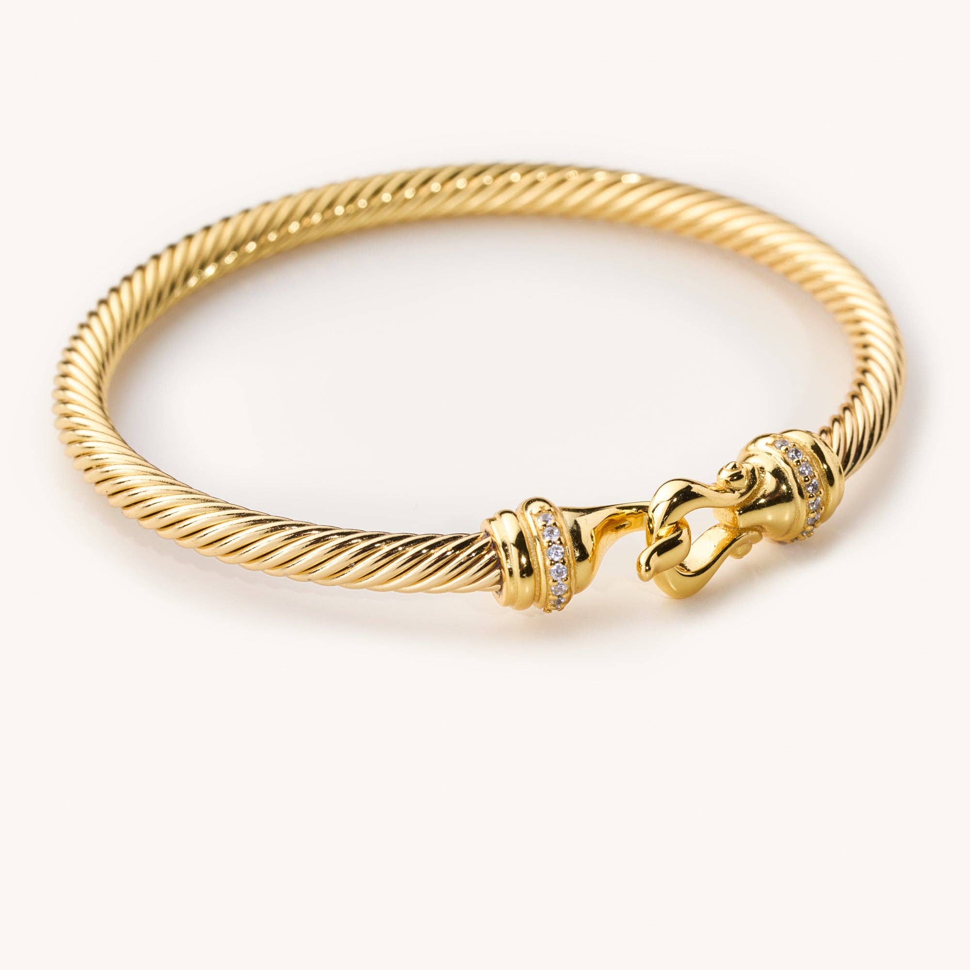 Nikki Smith Designs Arria Gold Latch Bangle
