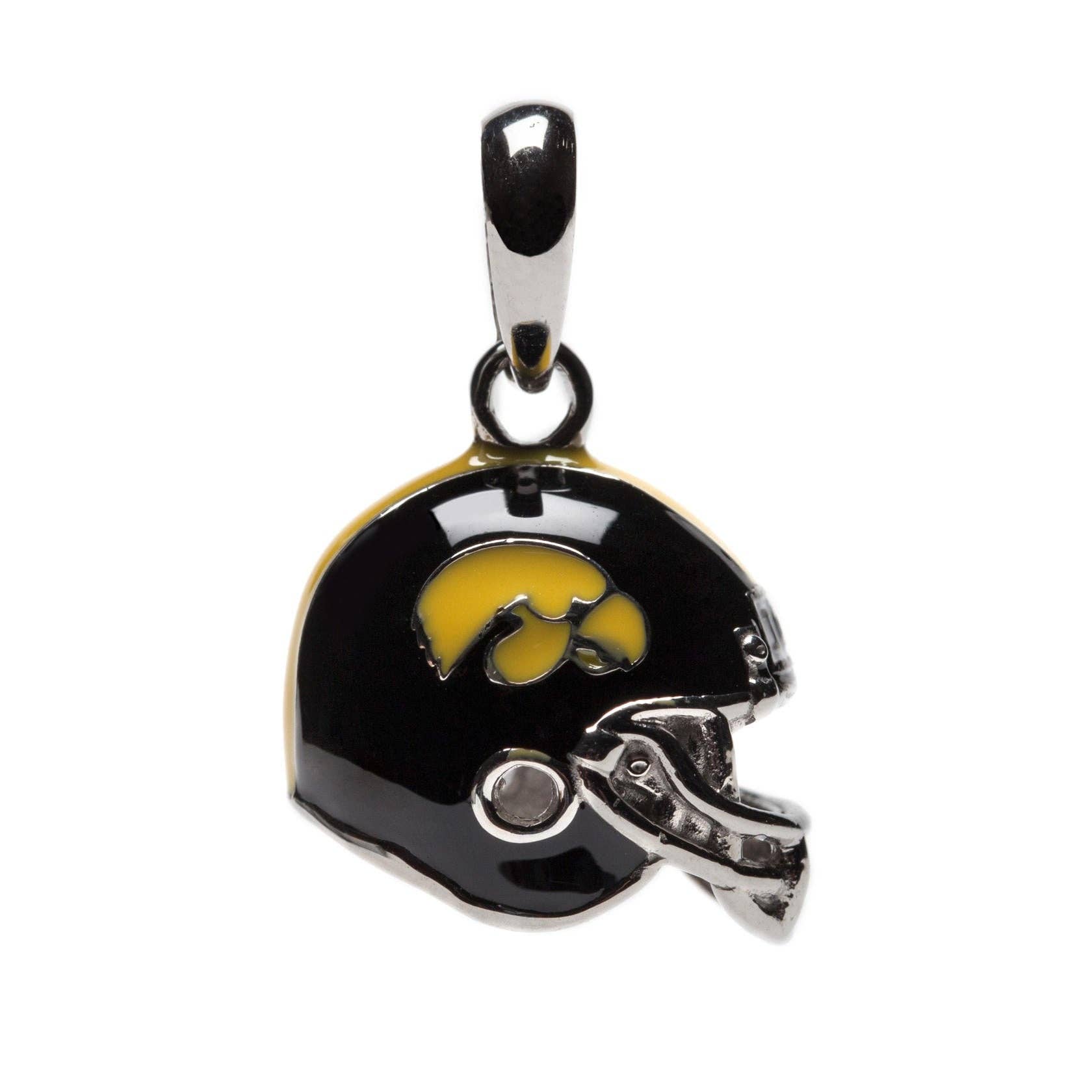 Iowa Hawkeyes Football Helmet Necklace