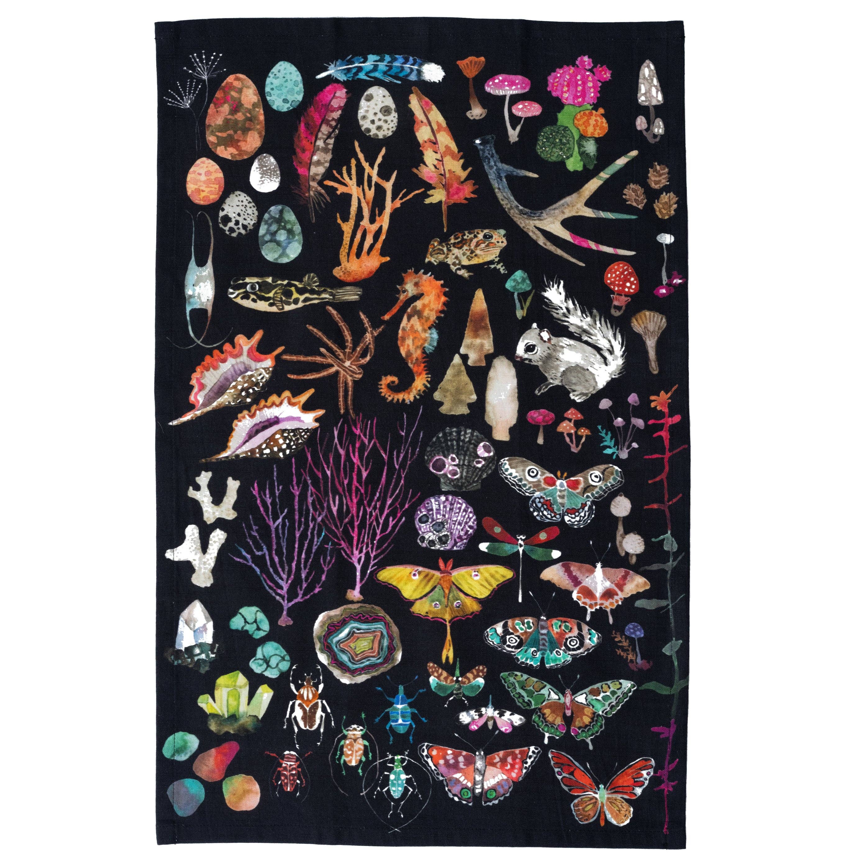Betsy Olmsted Tea Towel- Specimens