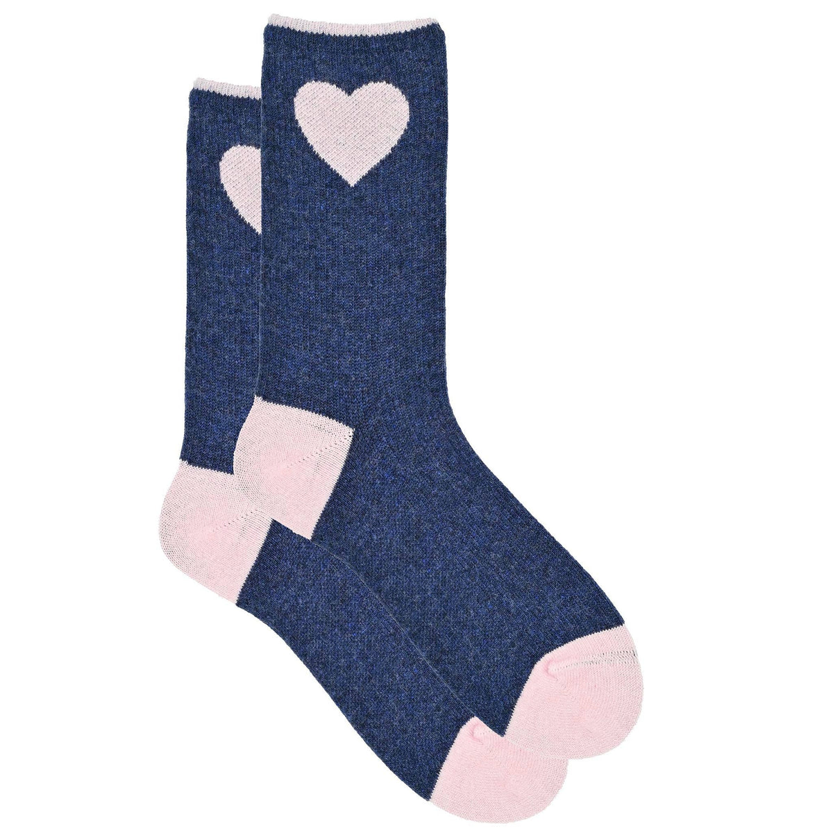 Ilux Hartie Cashmere Silk Heart Crew Sock