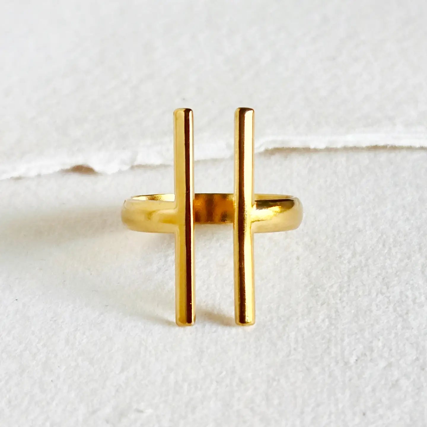 Bisjoux Gdouble Bar Ring