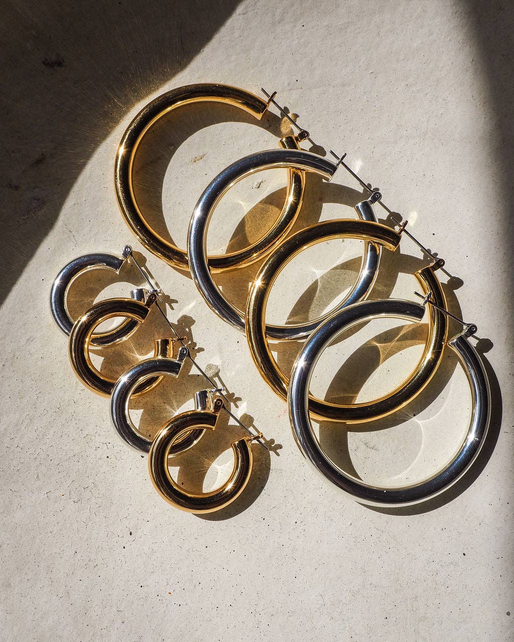 Luv AJ Baby Amalfi Tube Hoops- Gold