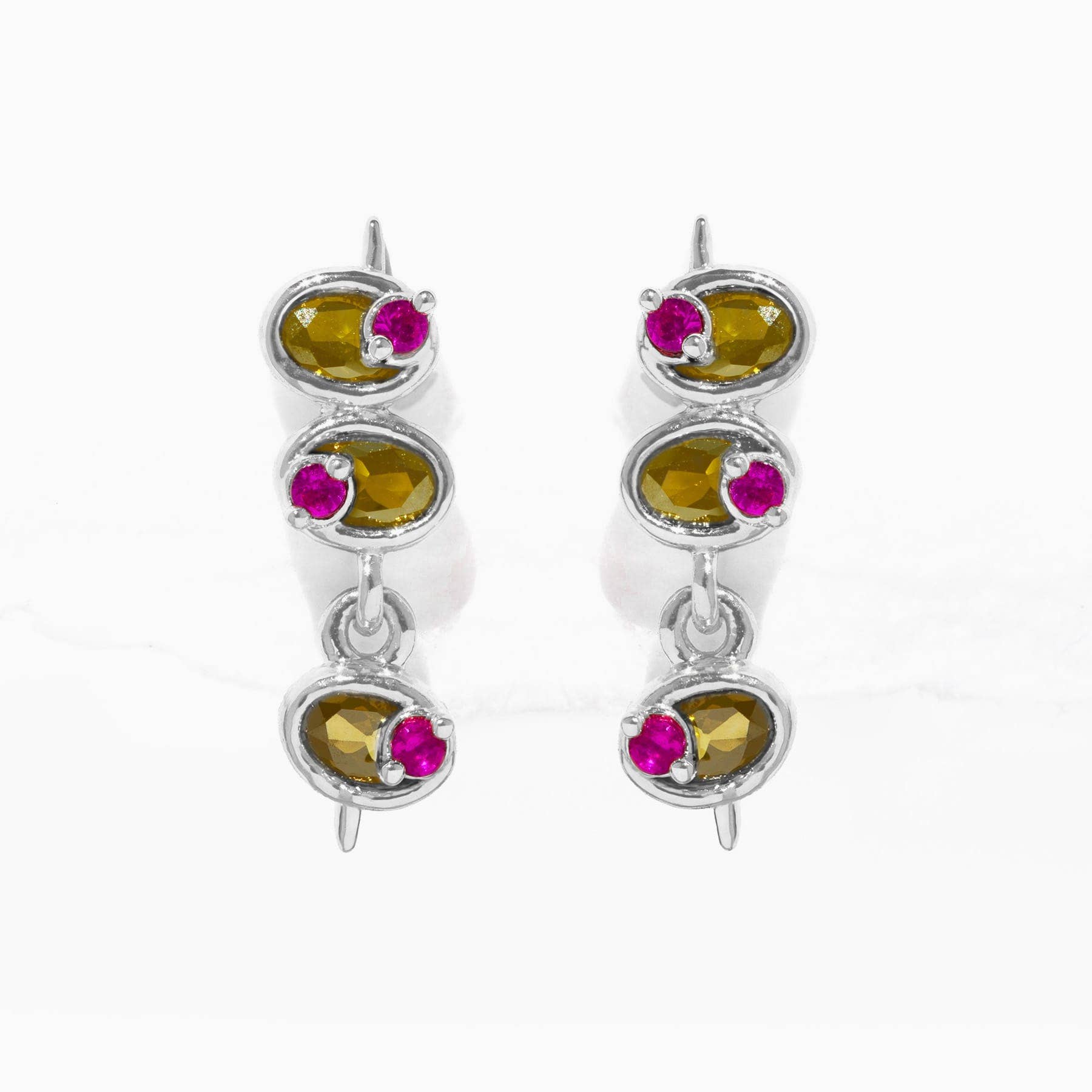 Girls Crew Mini Olive Studs