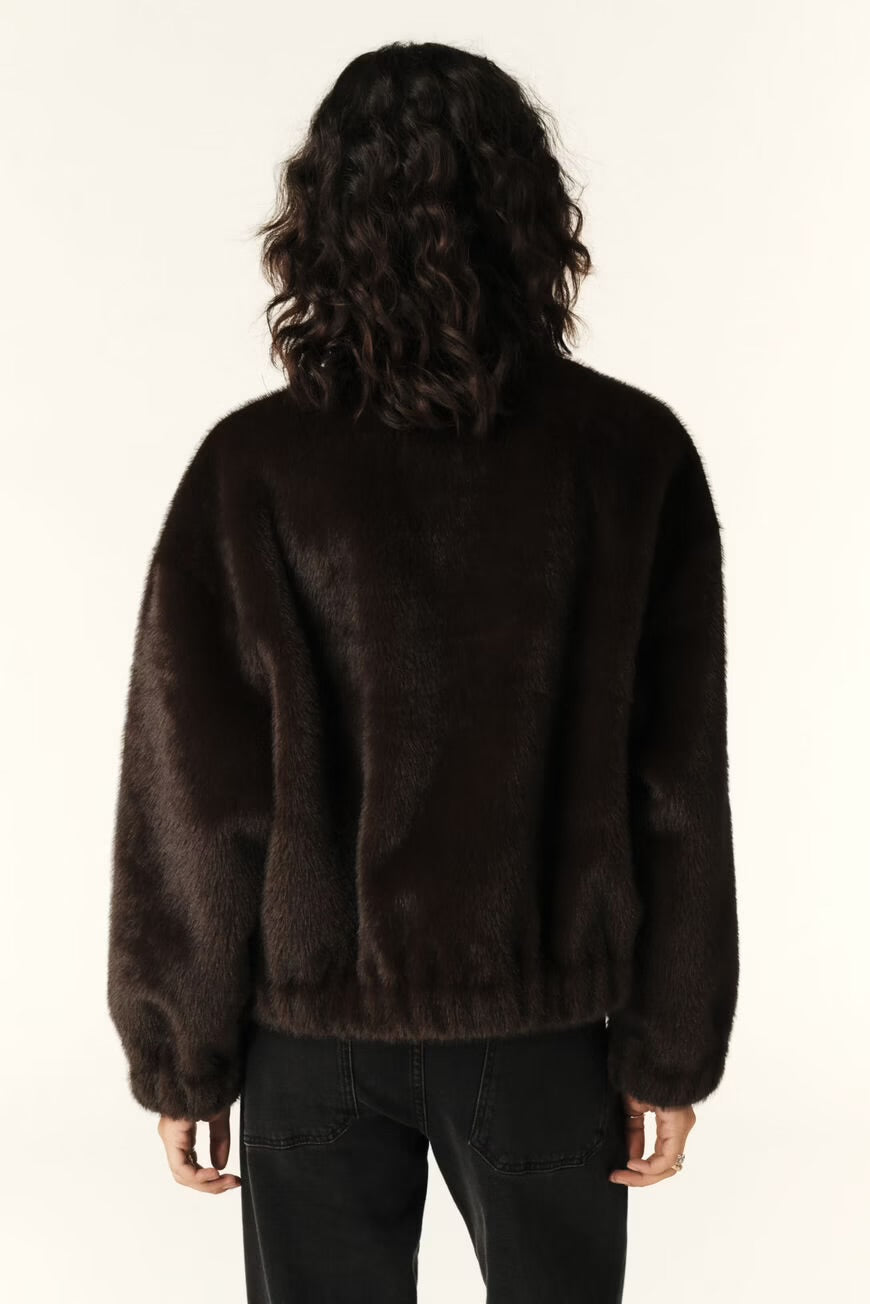 BA&SH Paros Faux Fur Jacket
