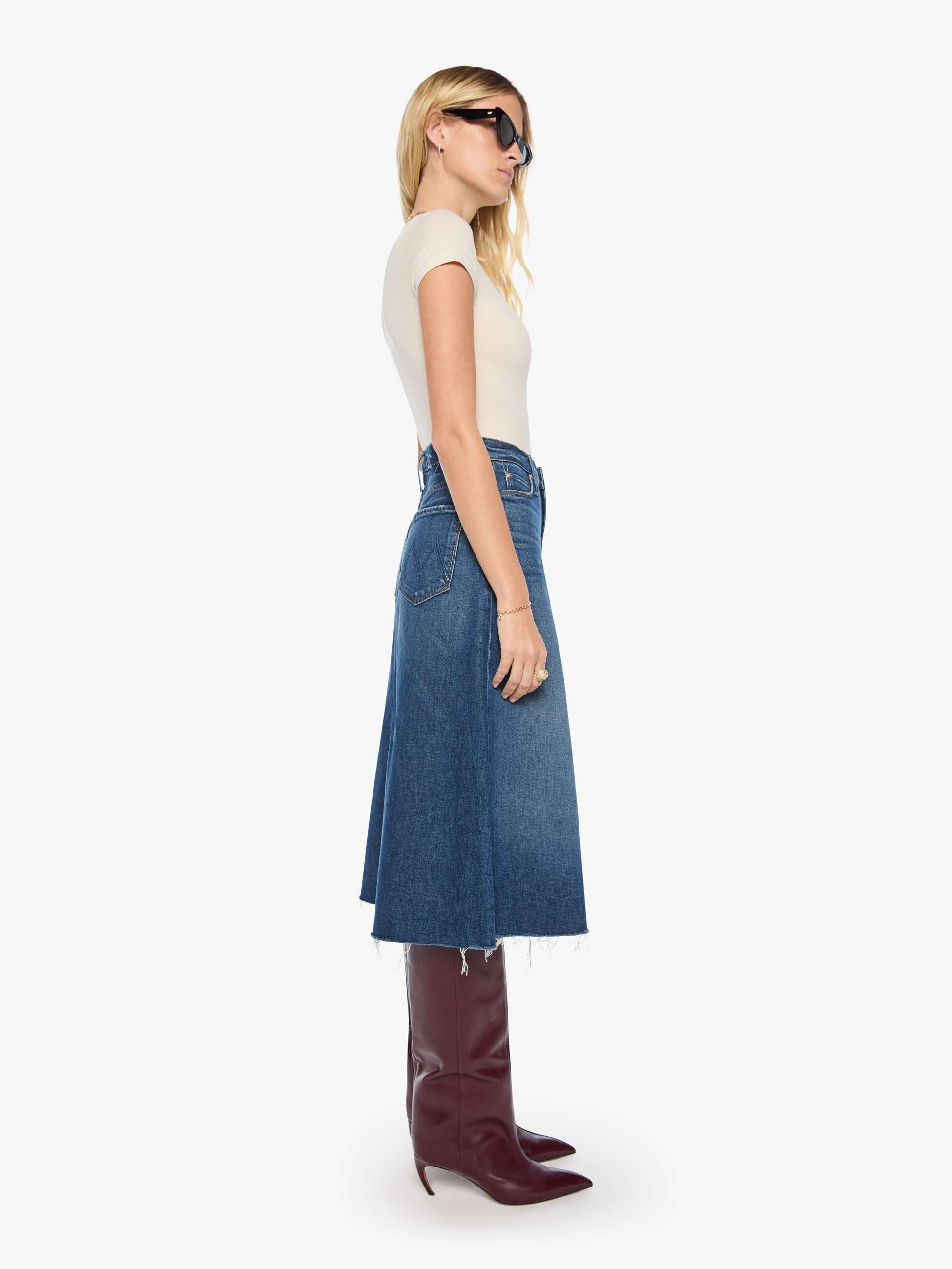 MOTHER The Circle Midi Fray 9305-259-UKA