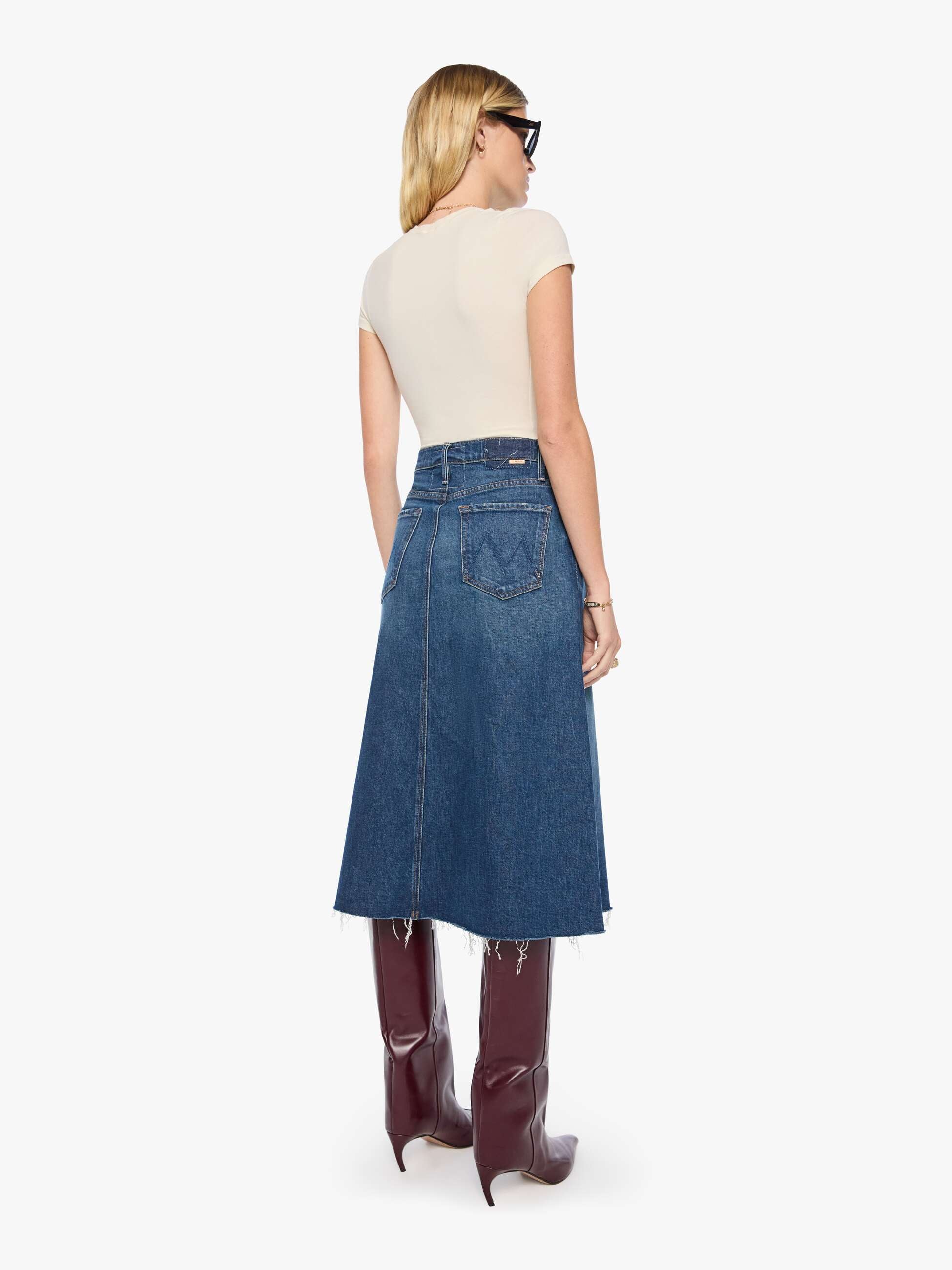MOTHER The Circle Midi Fray 9305-259-UKA