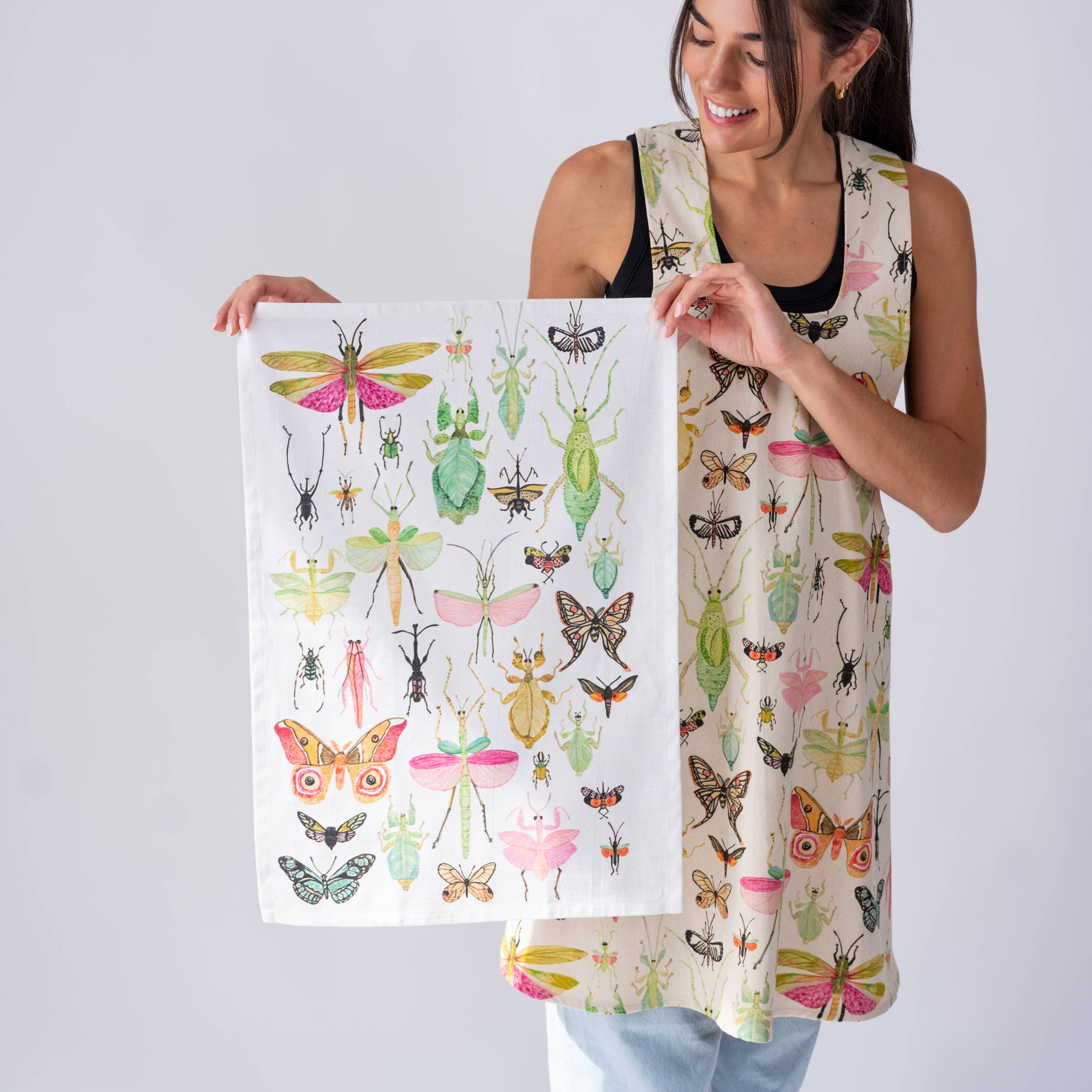 Betsy Olmsted Tea Towel- Insectarium