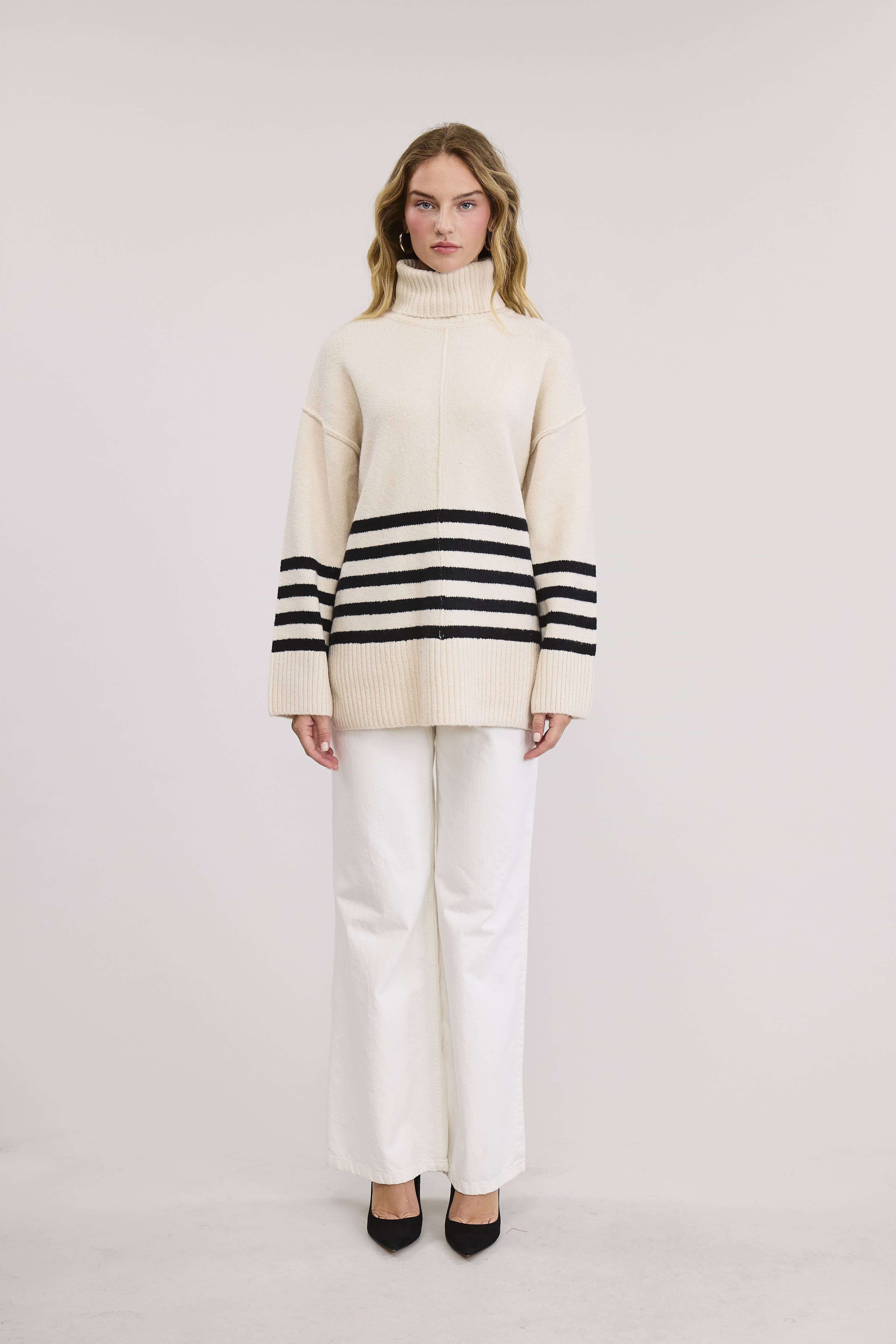 Flat White Ella Sweater Pullover