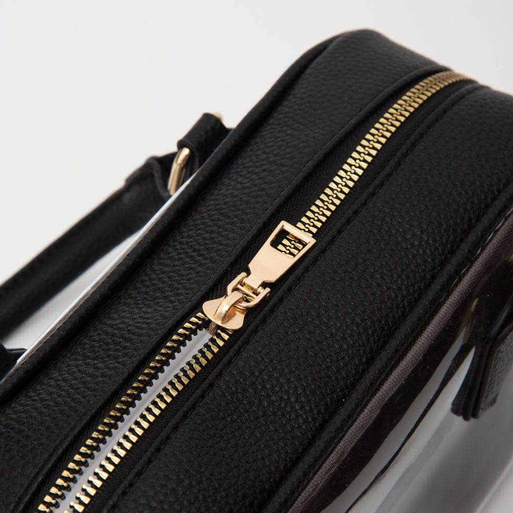 Catherine’s Game Day Clear Plastic East-West Top Handle/Crossbody Bag TG10774