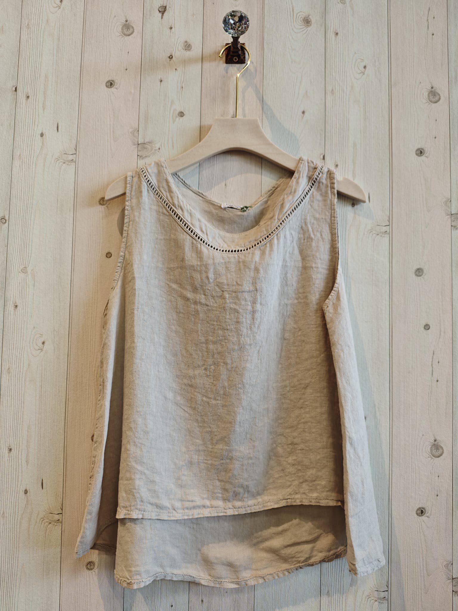 European Linen Tank Top 17620