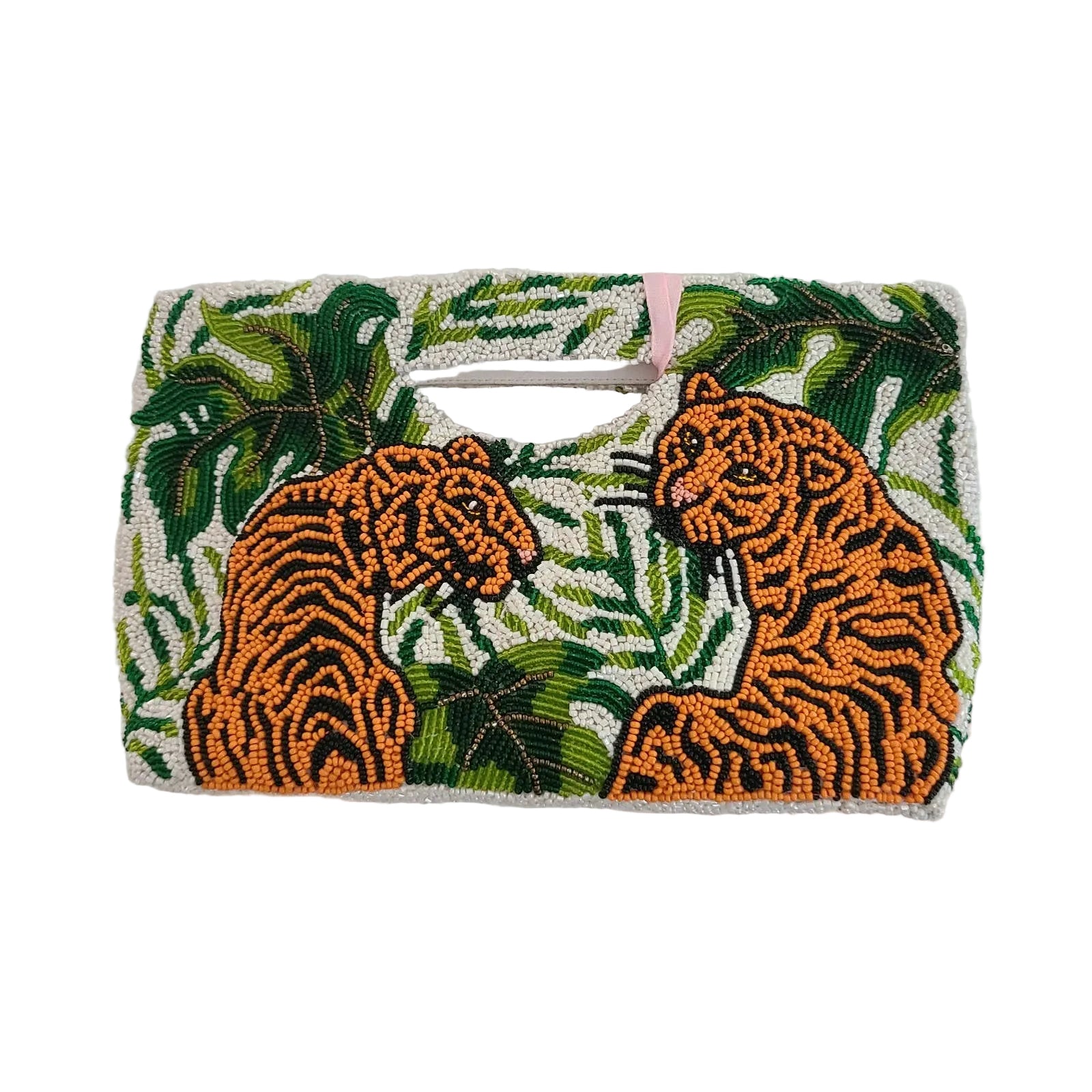 Tiana NY Tigers Beaded Clutch