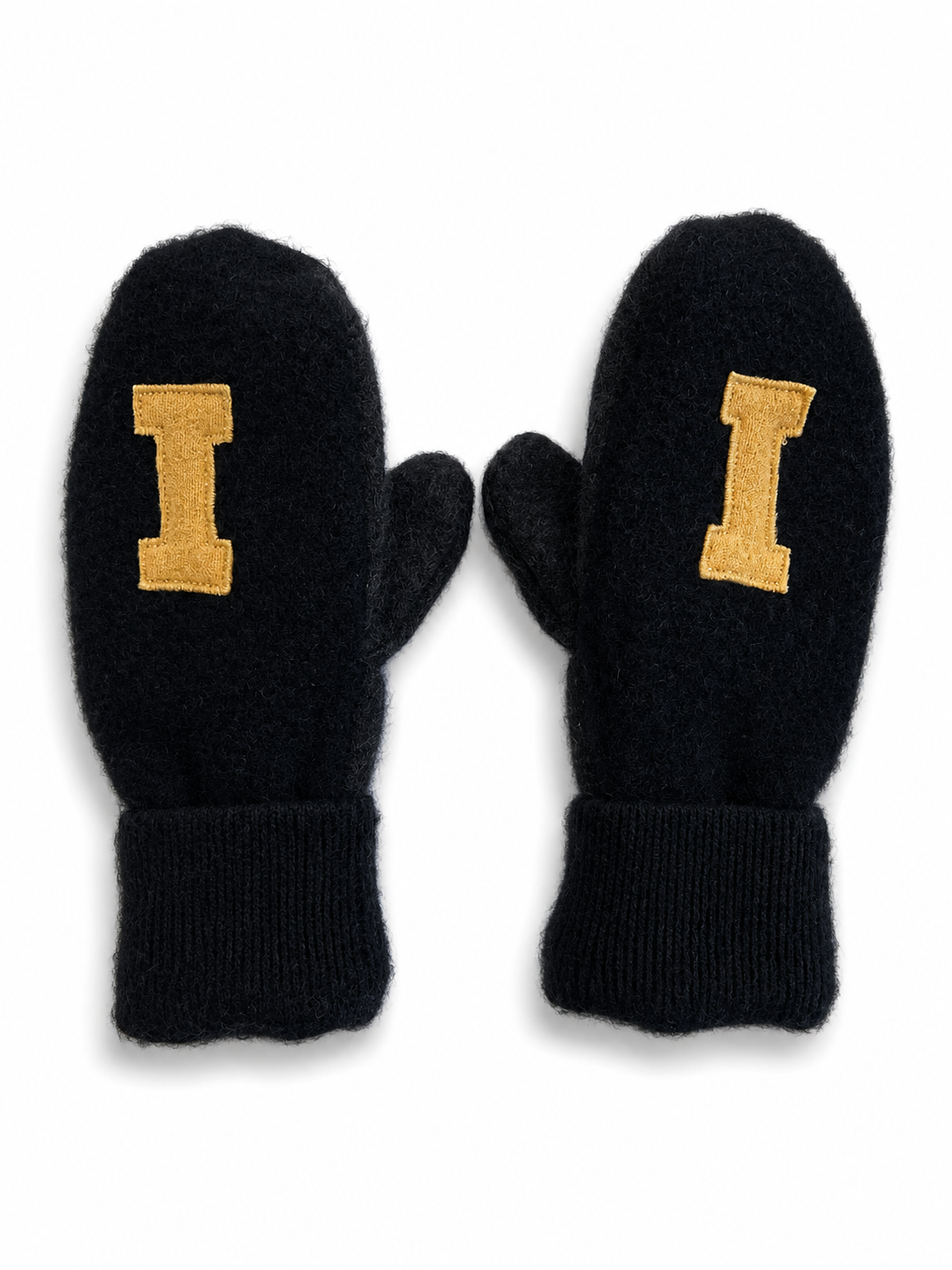Catherine's Game Day "I" Embroidered Handmade Mittens