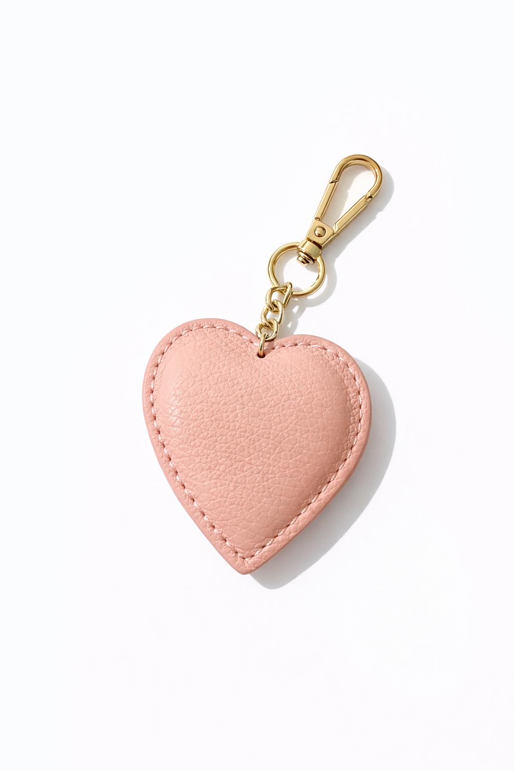 Italian Leather Collection Heart Keychain CPIVP05