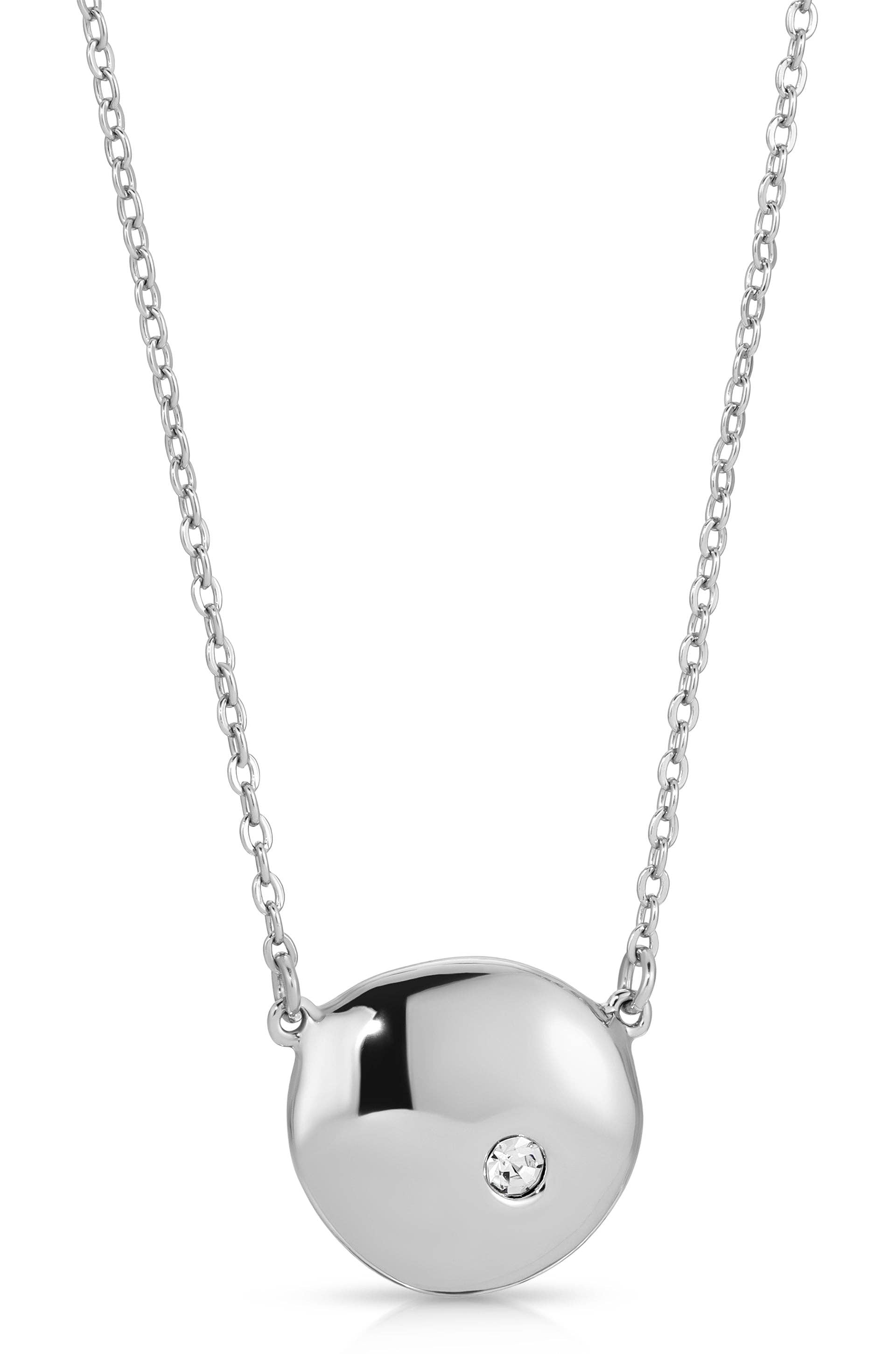 Ettika Polished Pebble Pendant Necklace