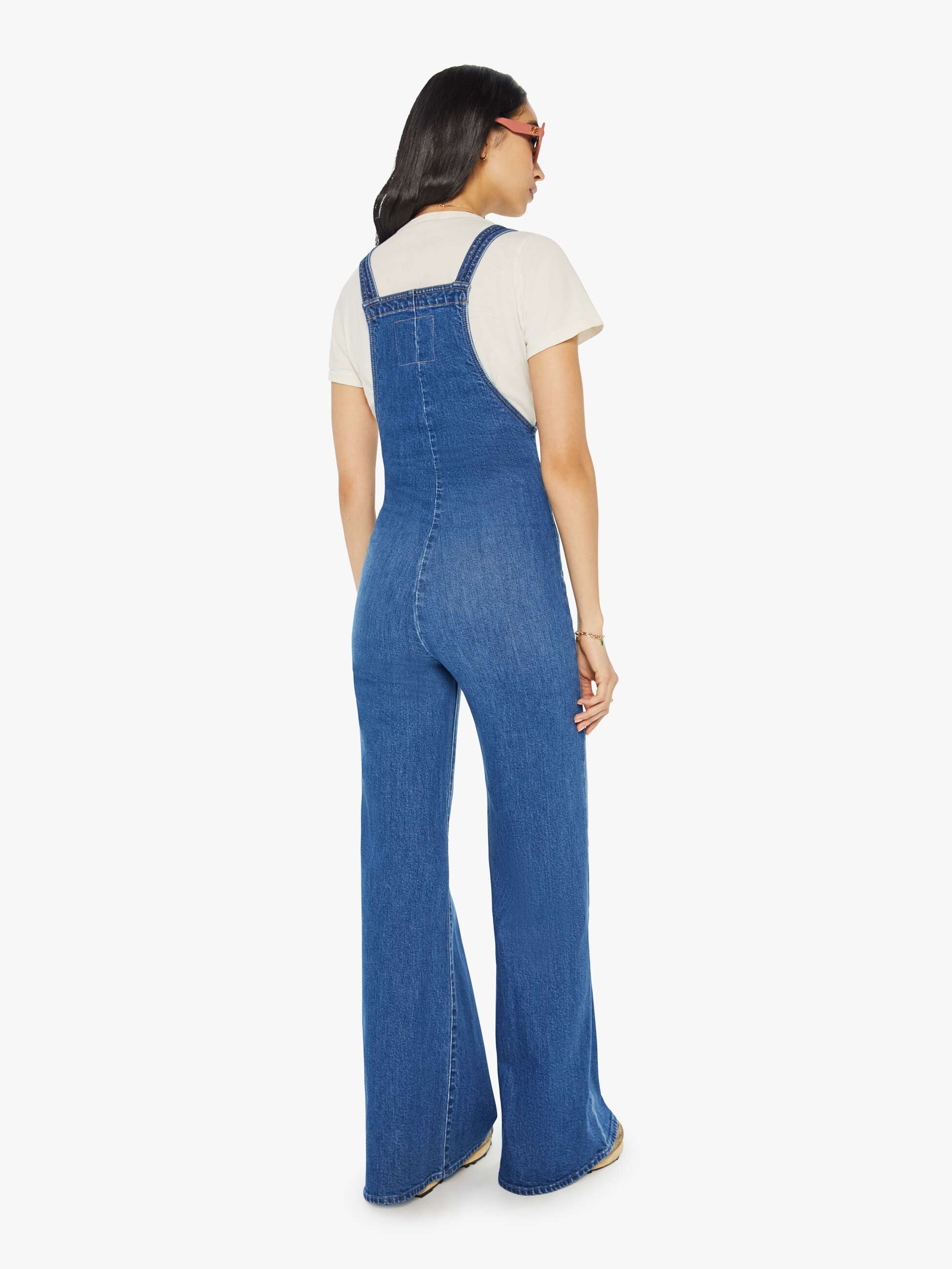 Mother High Waisted Twister Overall Sneak 9994-2259