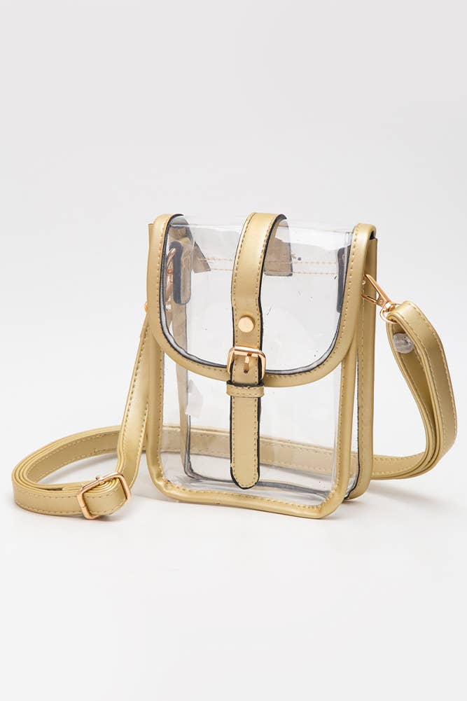 Catherine's Game Day Clear Cross Body Stadium Concert Transparent Handbag