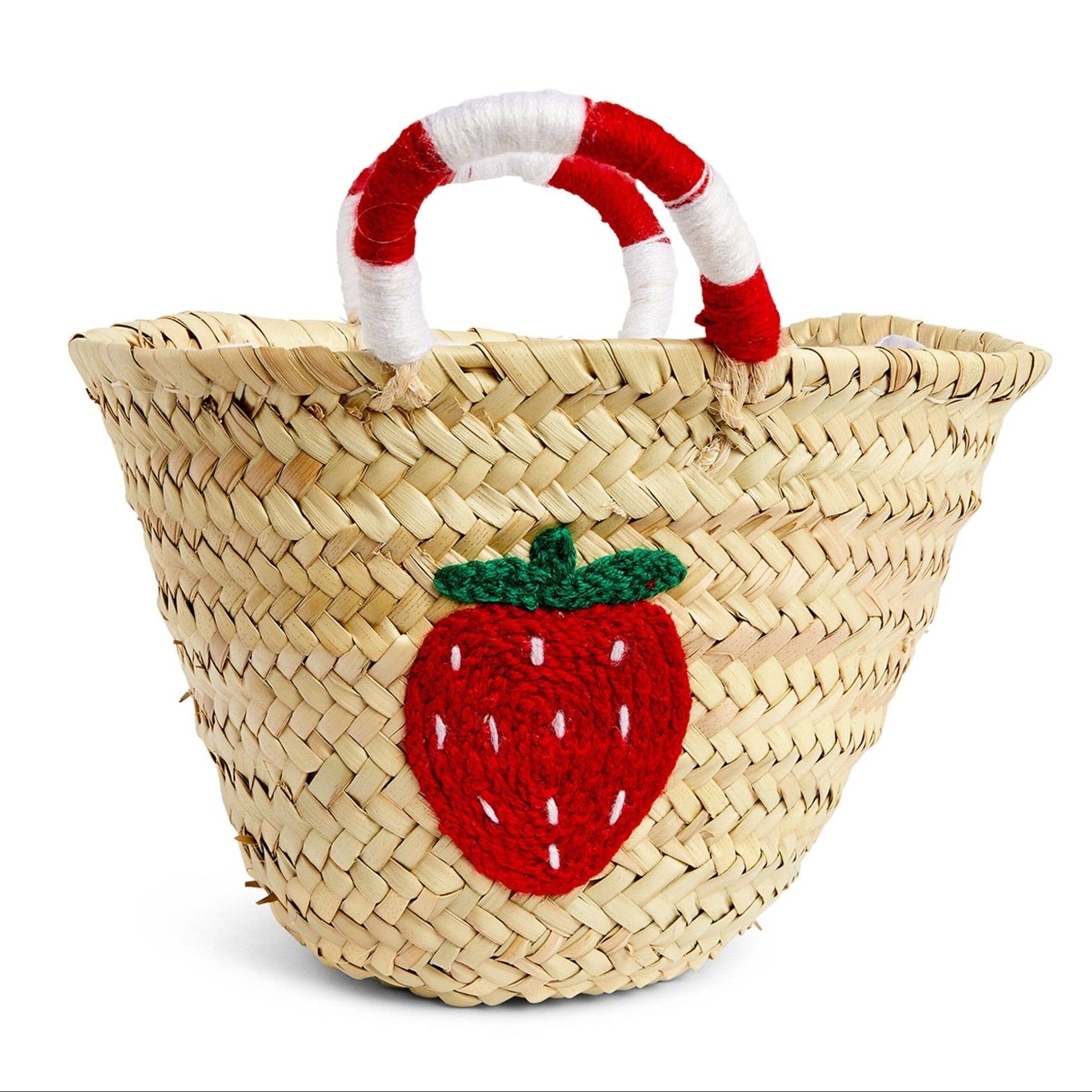 French Market Bags Small Handheld Bag With Fruit Embroidery