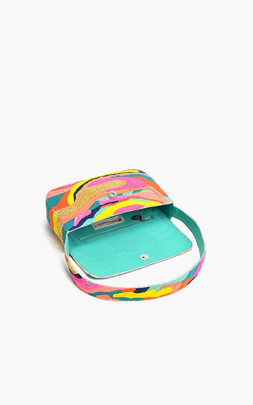 America & Beyond Daphne Embellished Beaded Shoulder Bag
