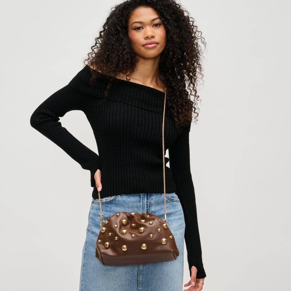 Urban Expressions Carey Studded Clutch