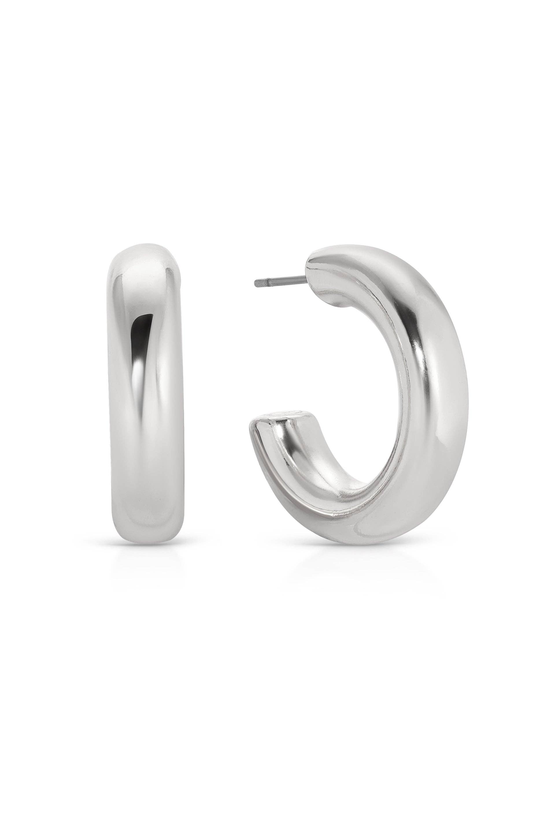 Ettika Small Thick Classic Hoops