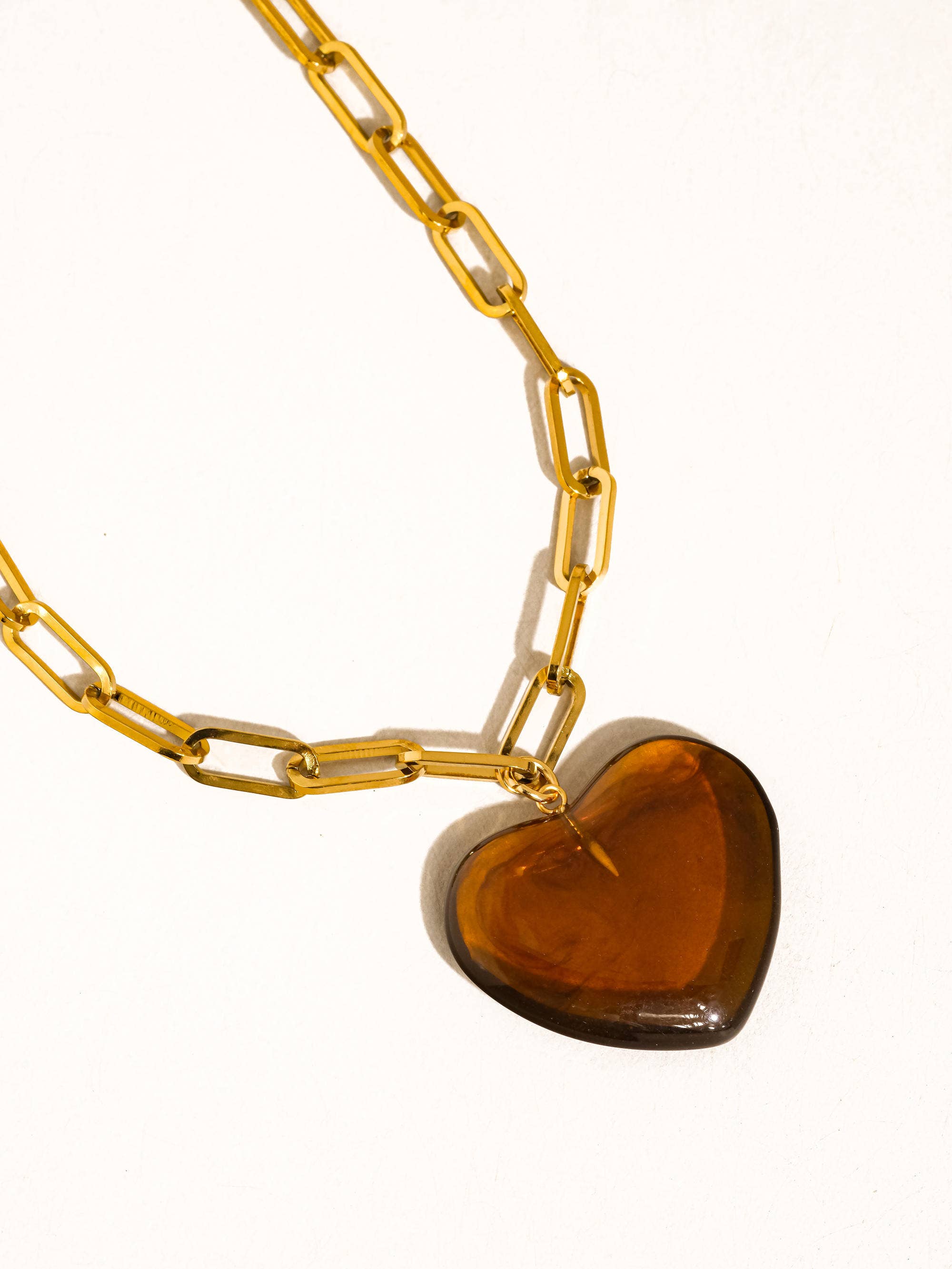 Flânerie Rouelle 18K Gold Heart Chain Necklace