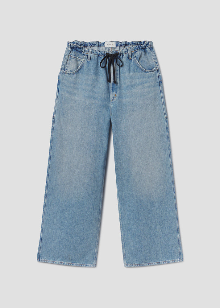 AGolde Shaw Drawstring Wide Leg Jean A332-1972