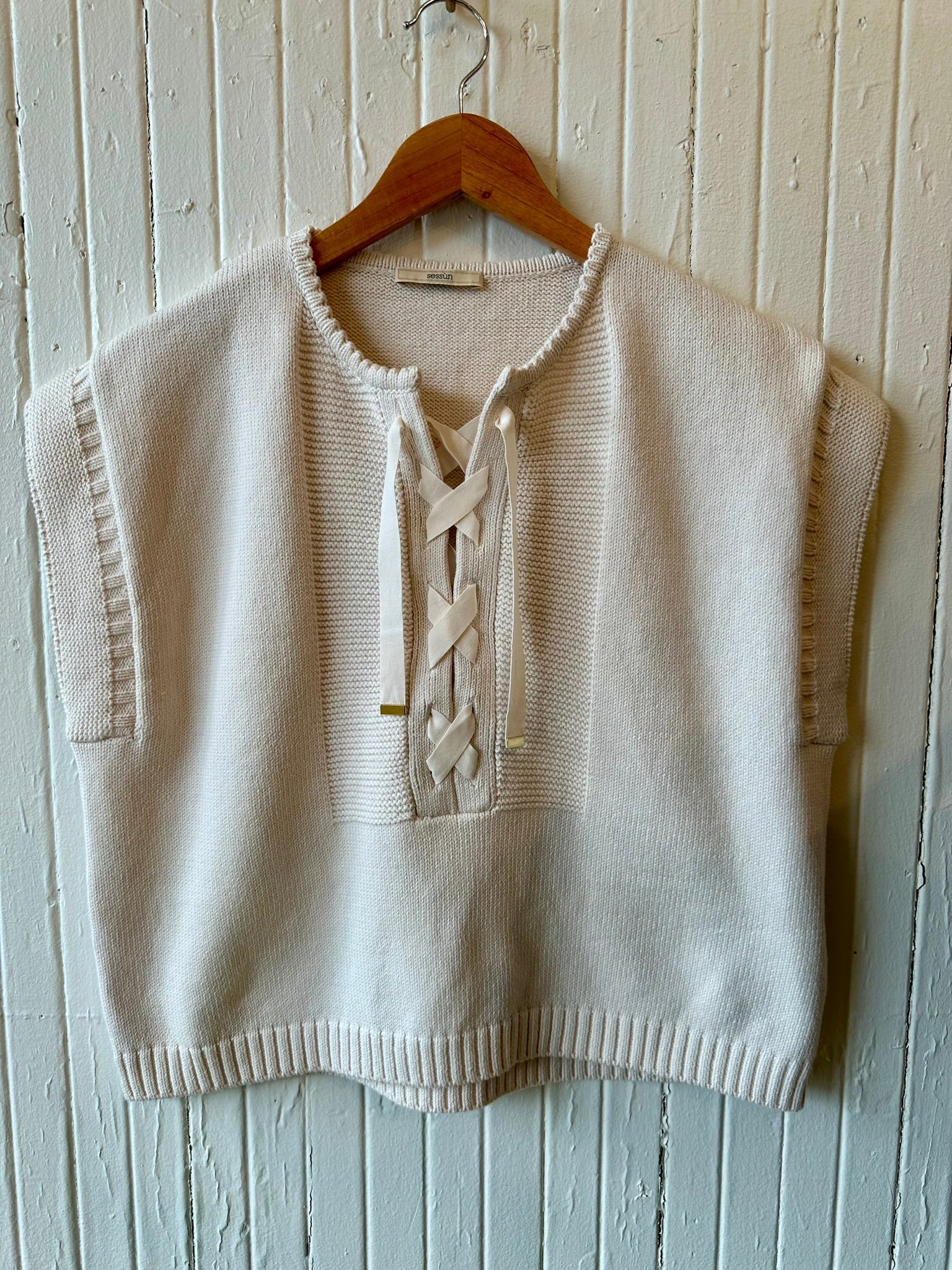 Sessun Odyssee Laced Sleveless Jumper