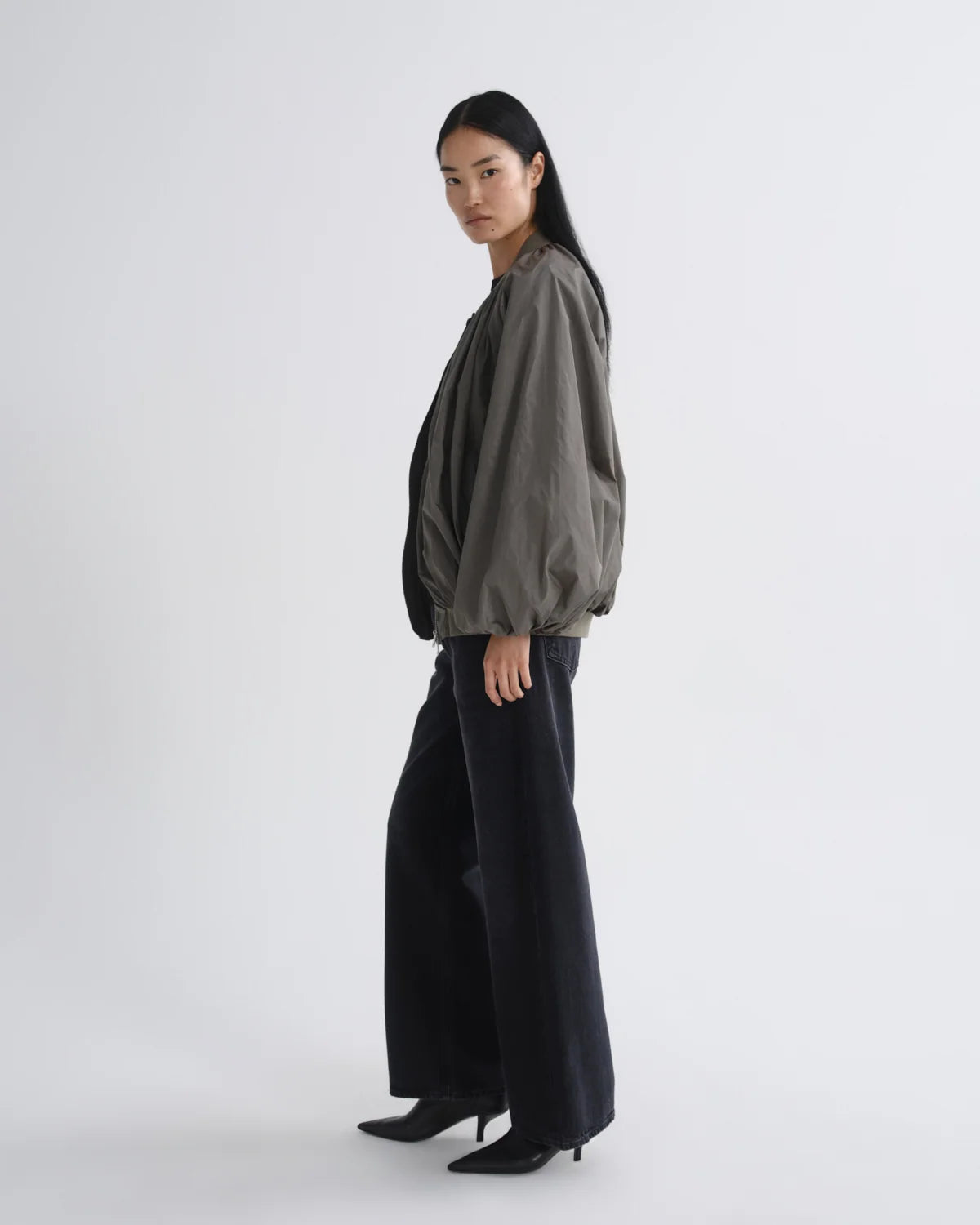 AGOLDE Raffi Bomber Jacket - Fern