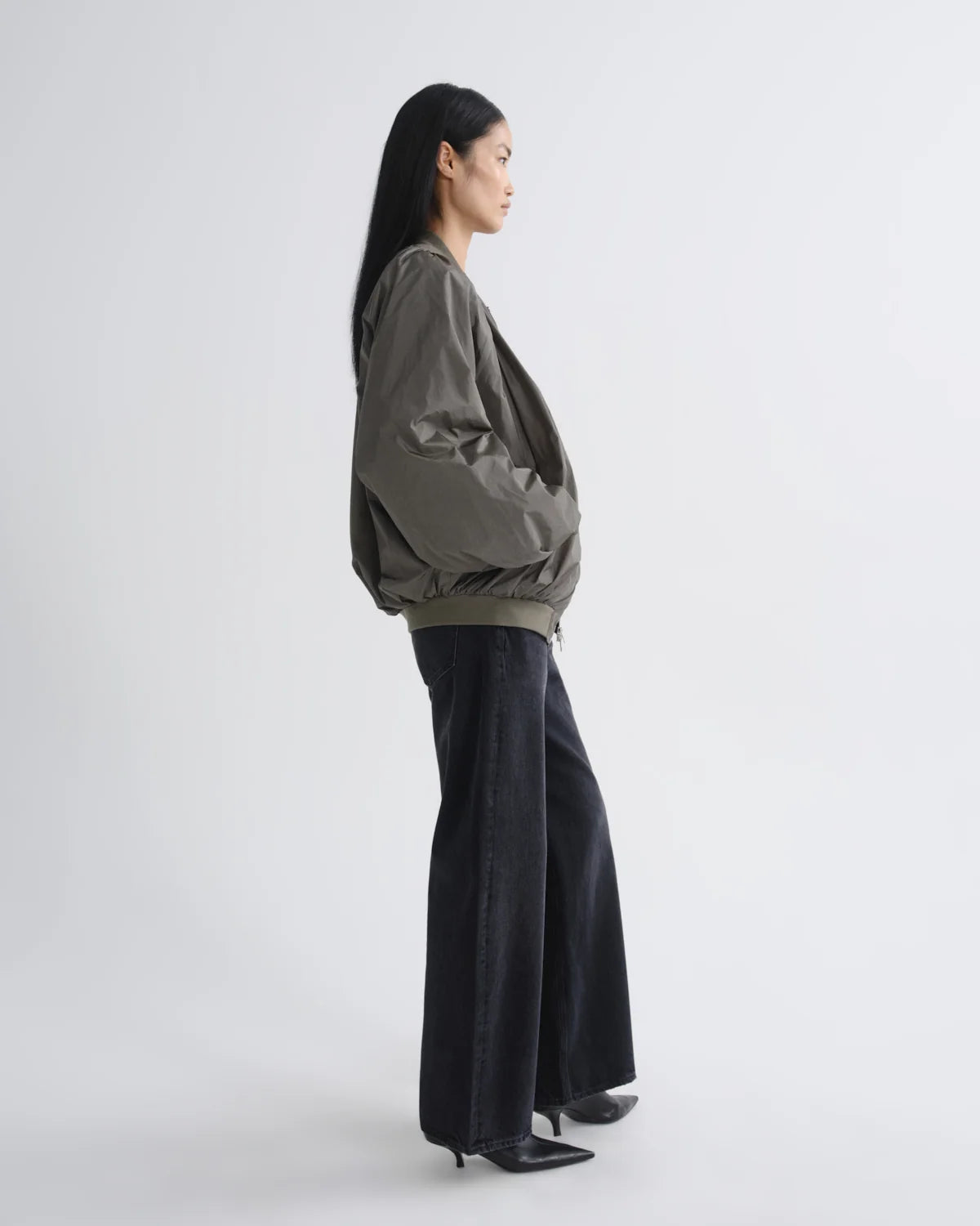 AGOLDE Raffi Bomber Jacket - Fern