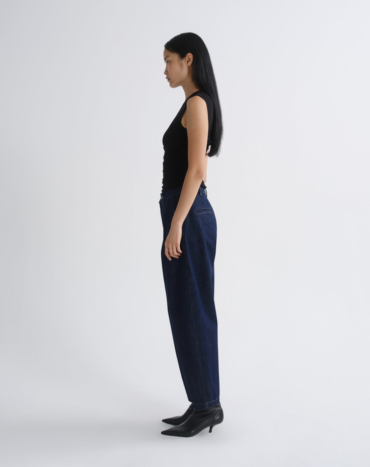 AGOLDE Theodore Tank in Black