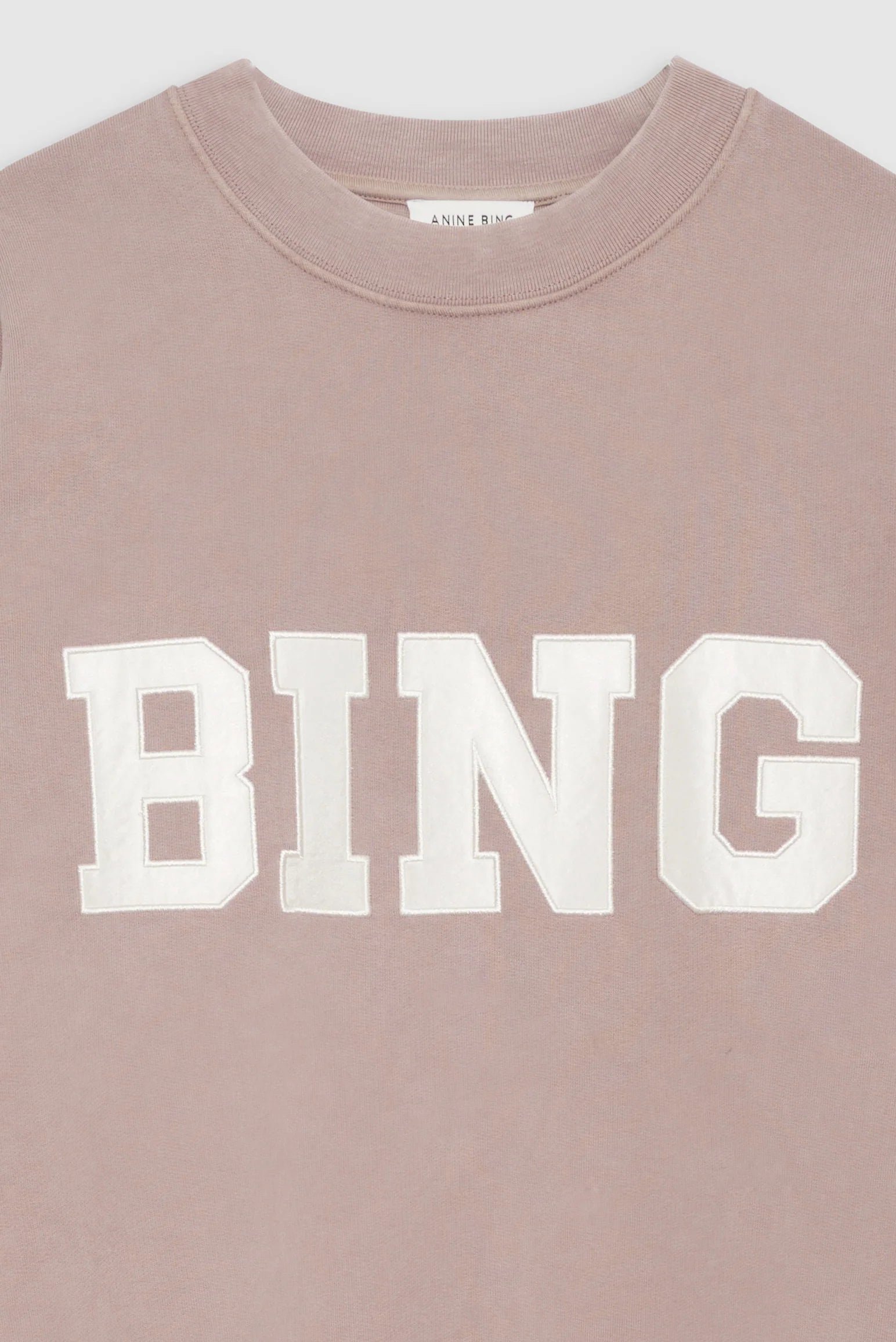 Anine Bing Tyler Sweatshirt Satin Bing