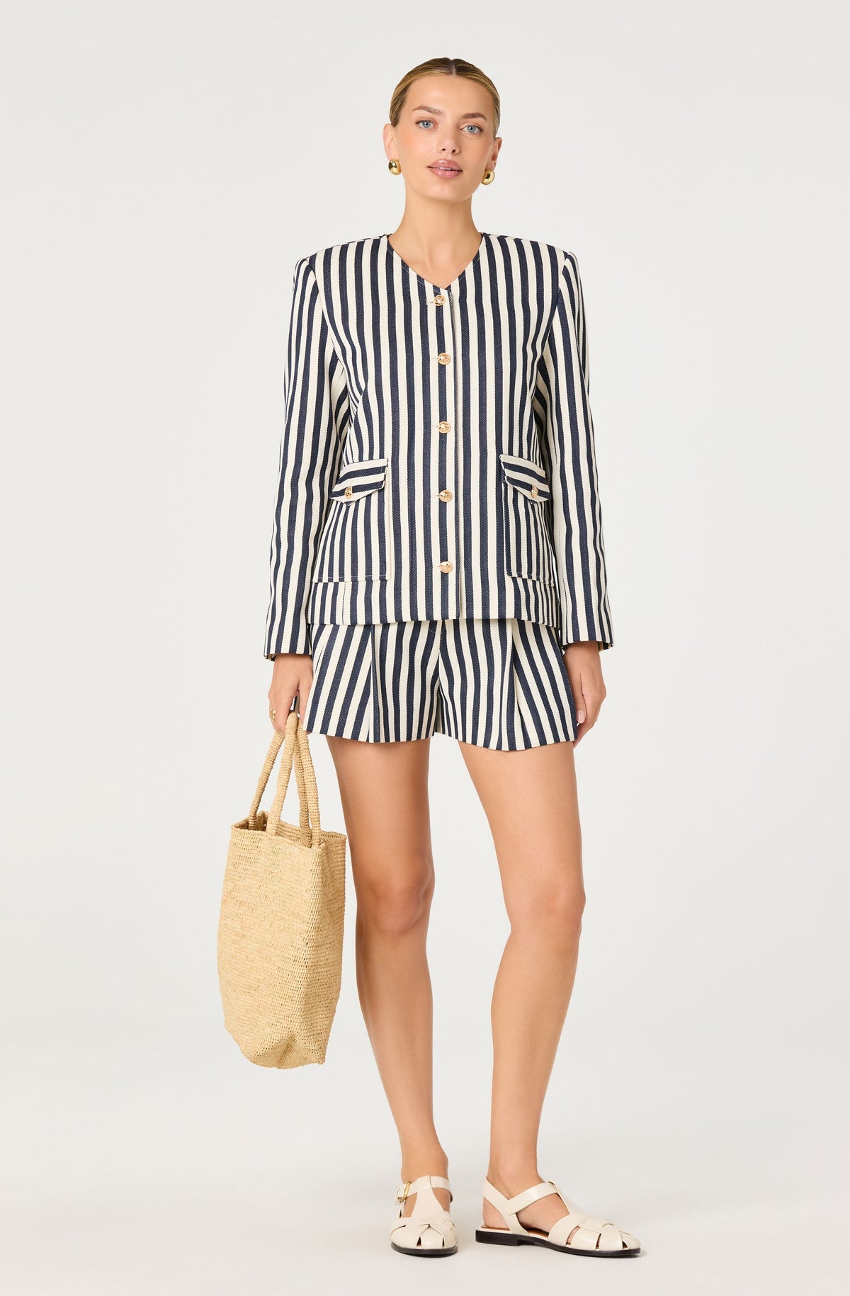 ASTR Danae Striped Blazer