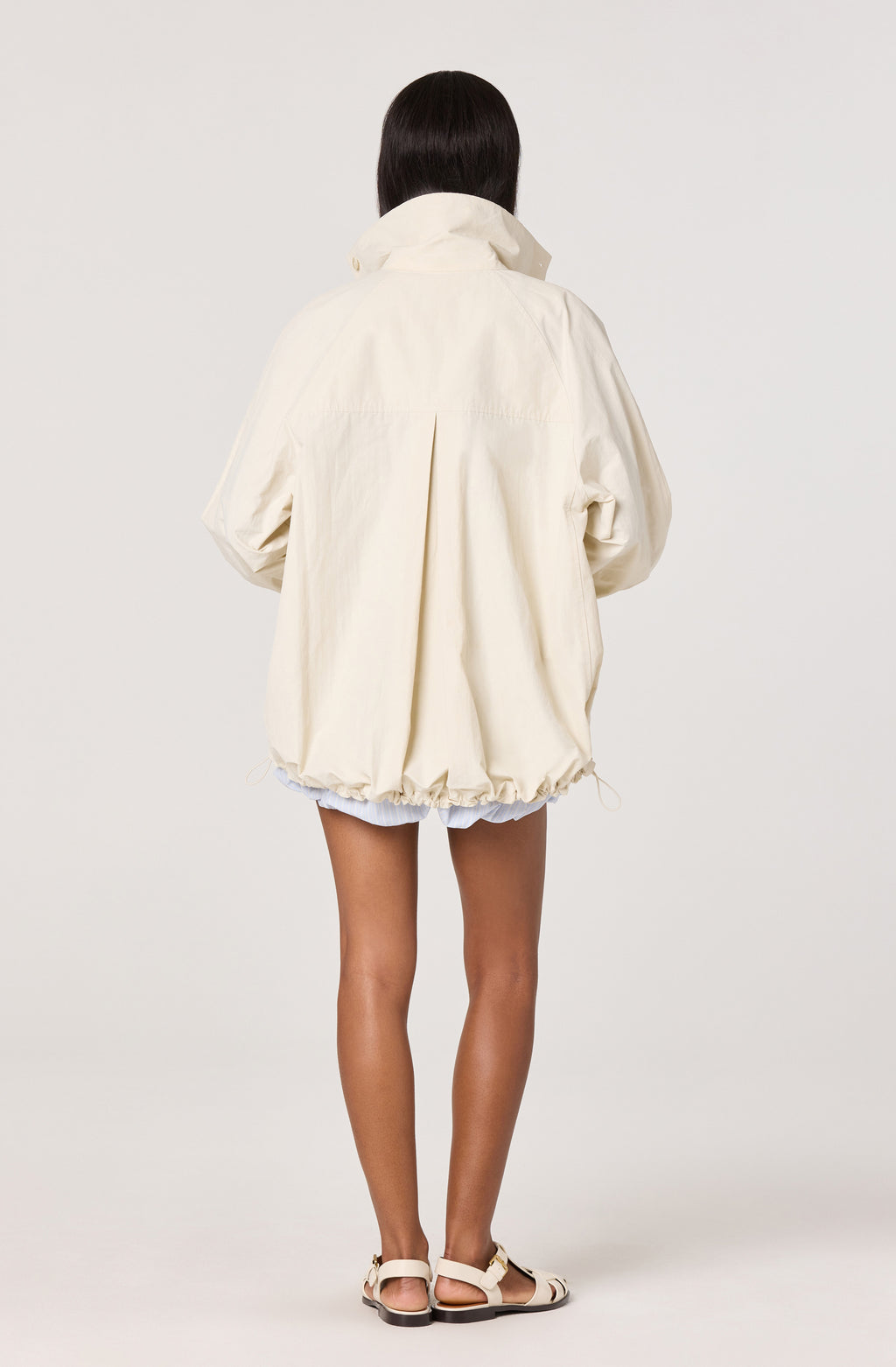 ASTR Yareli Oversized Funnel Neck Jacket
