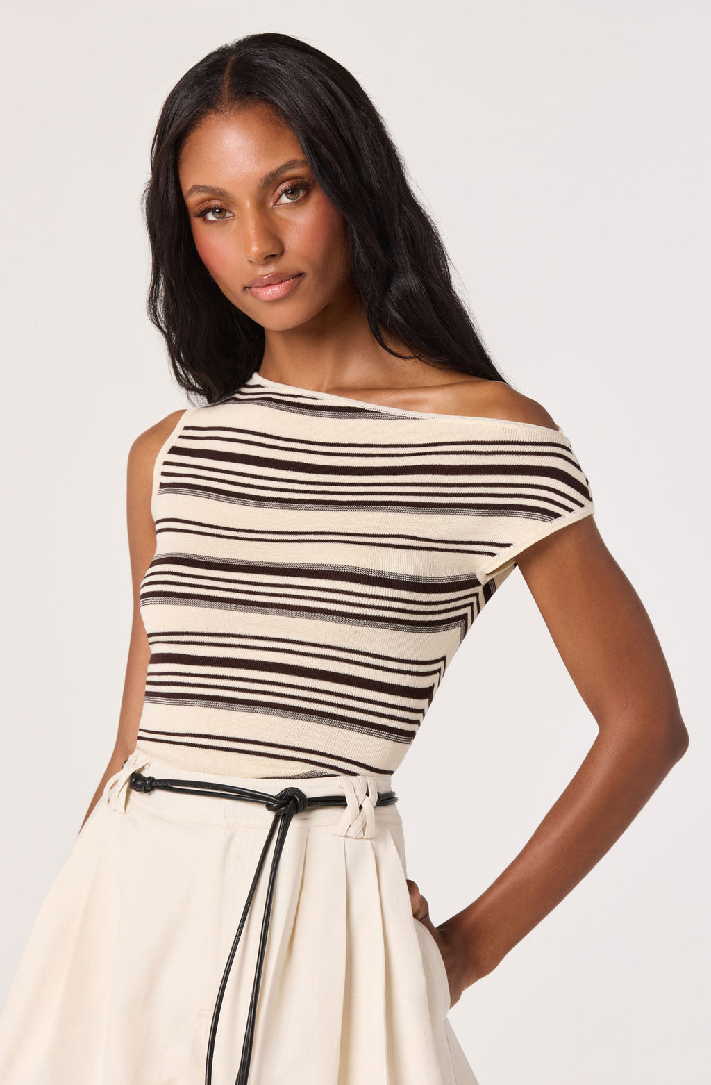 ASTR Sofia Off-the-Shoulder Sweater Top