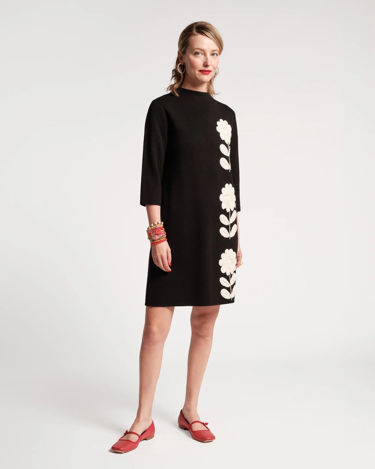 Frances Valentine Annie Dress Posy Embroidery