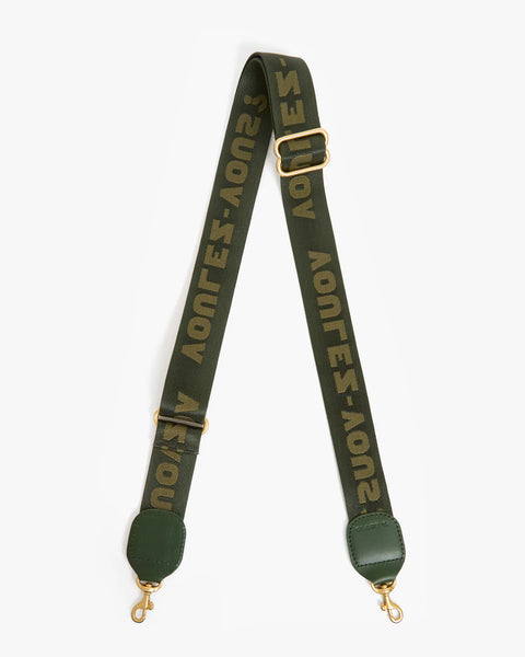 Clare V. Adjustable Cross Body Strap Voulez Vous CVS100050